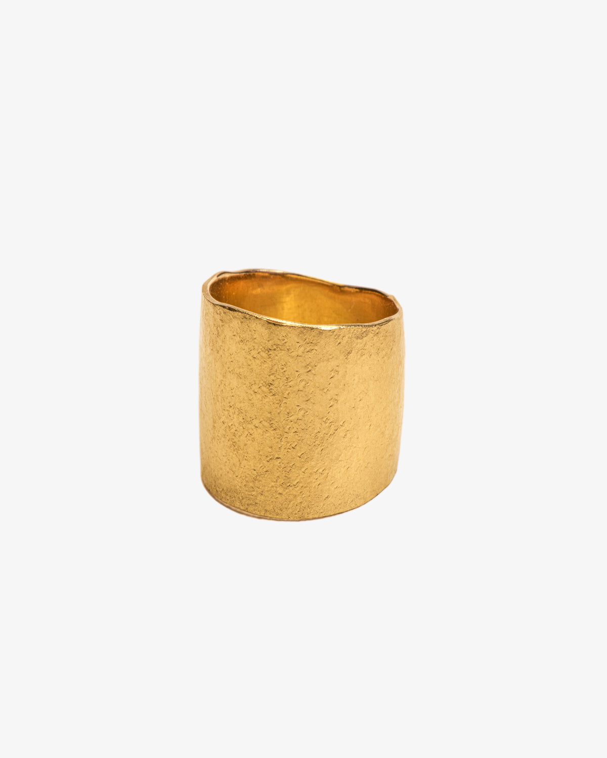 Wouters & Hendrix Gold 18K Gold Hammered Ring