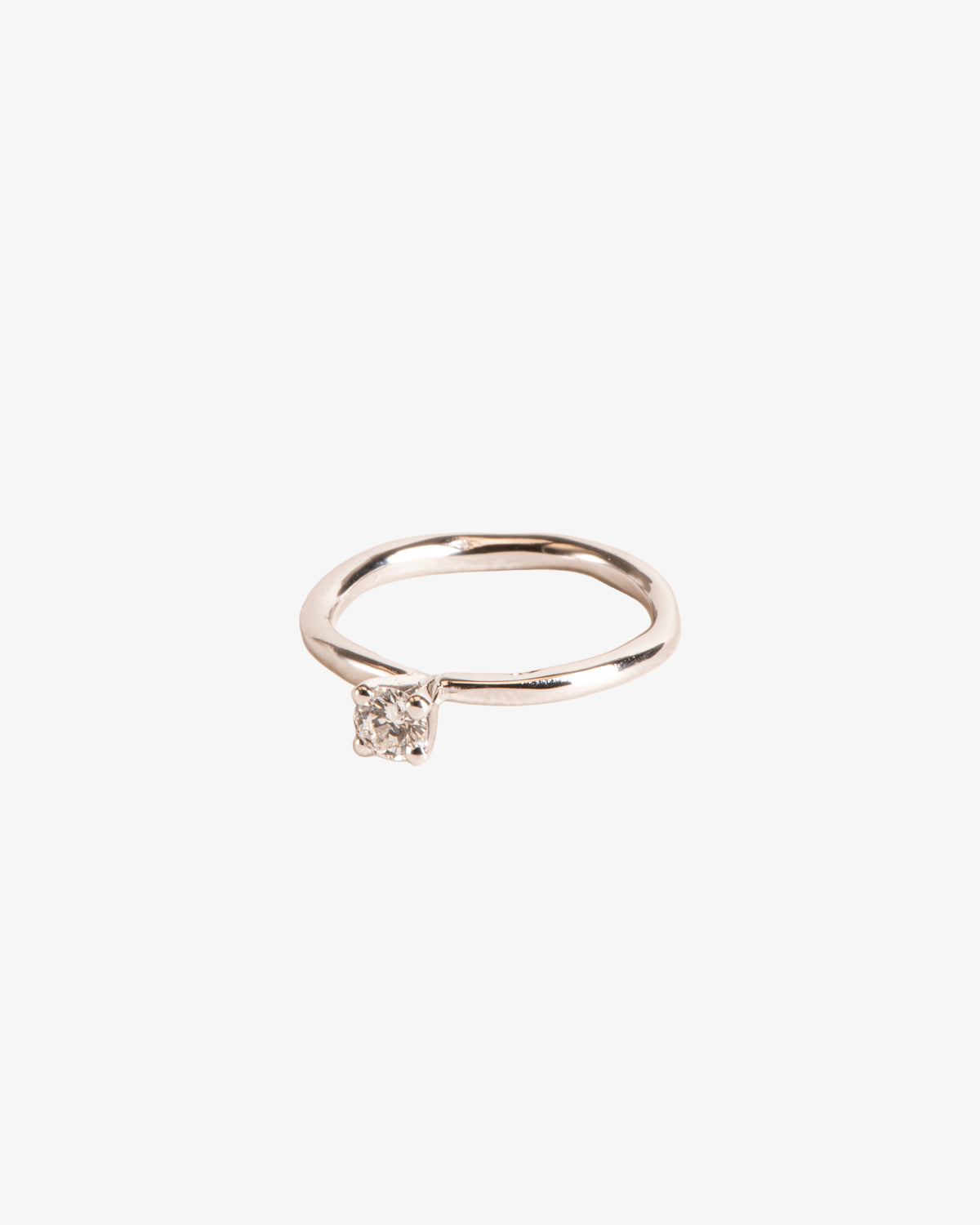 Wouters & Hendrix Gold 18K White Gold 0.24ct Diamond Solitaire Ring