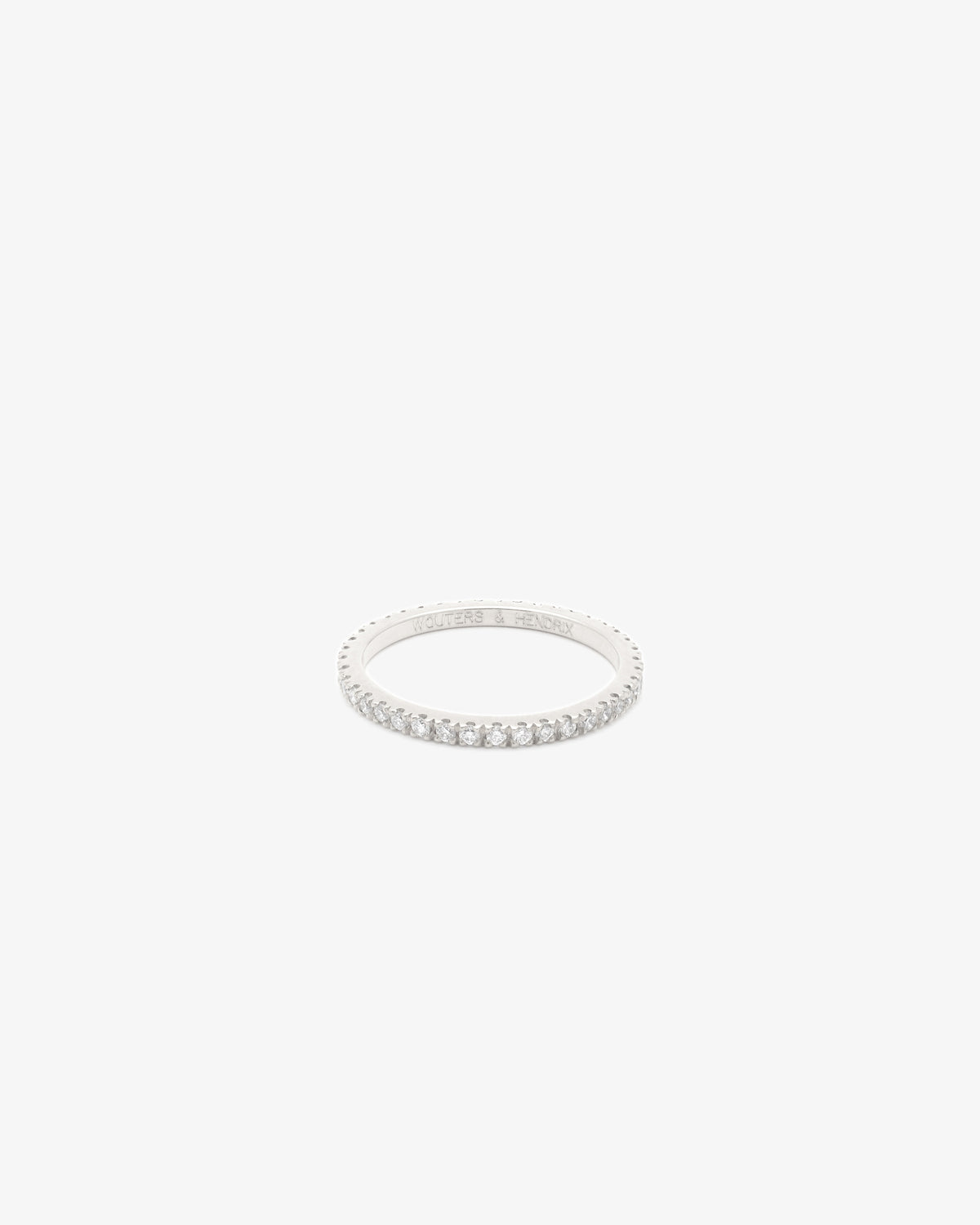 Wouters & Hendrix Gold 18K White Gold Diamond Eternity Ring