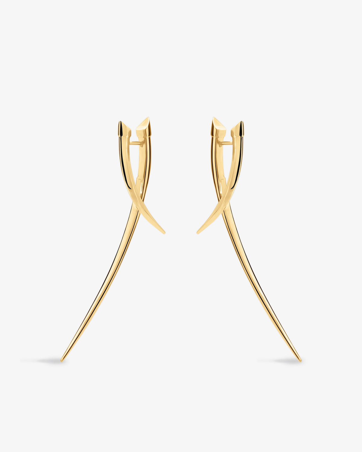 Shaun Leane Sabre Statement Crossover Earrings