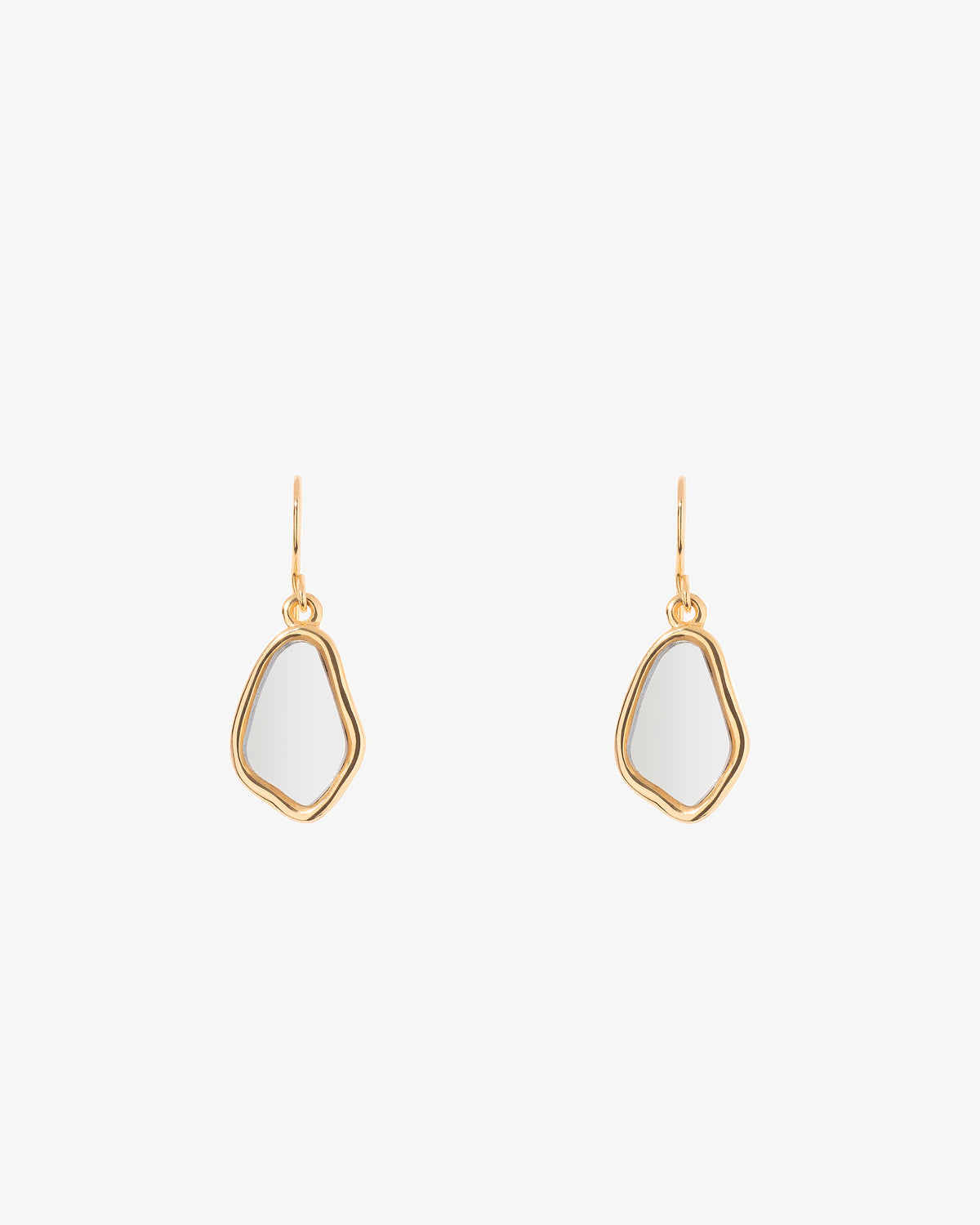 Aurelie Bidermann Ciottolo Mirror Earrings