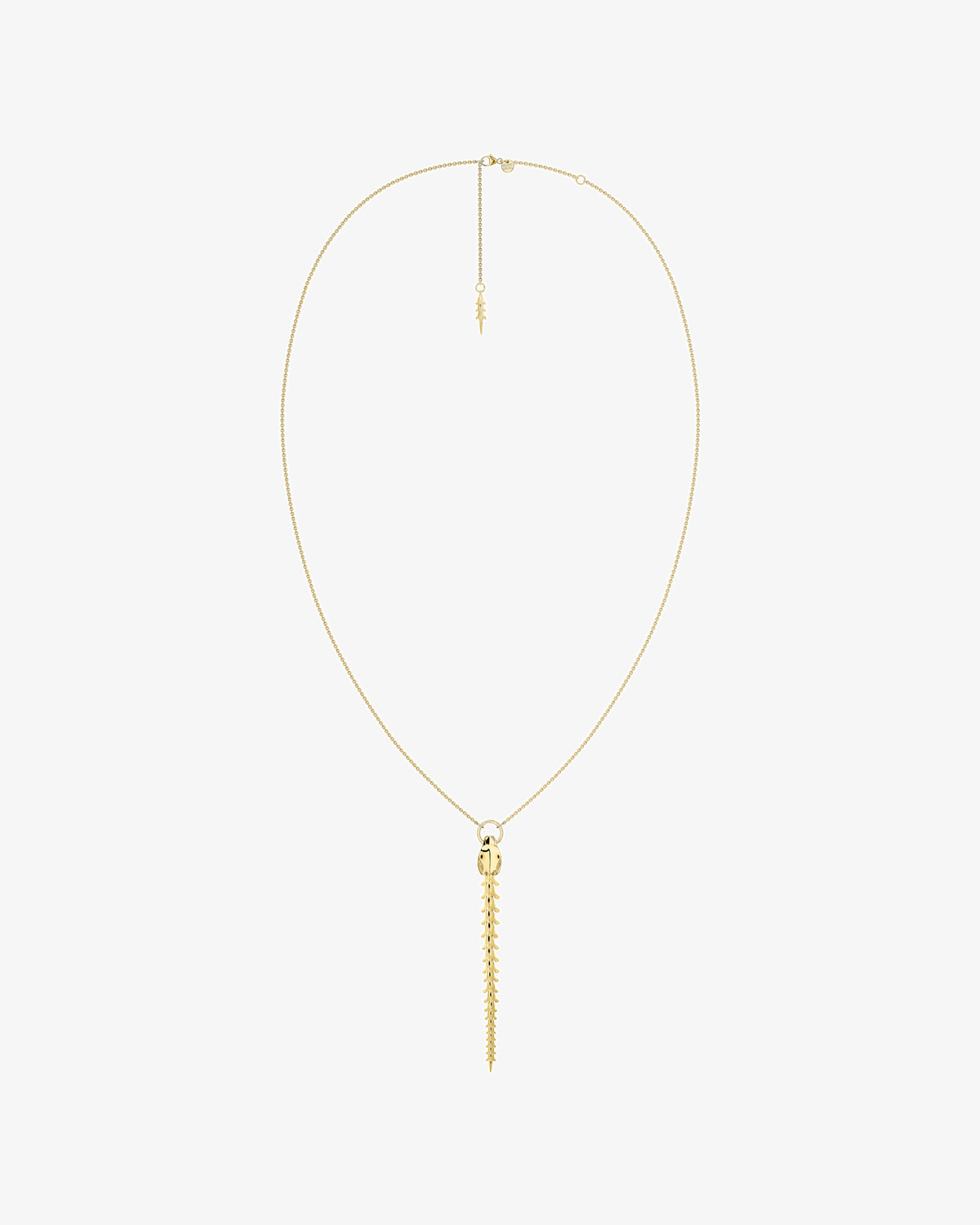 Serpent's Trace Drop Pendant