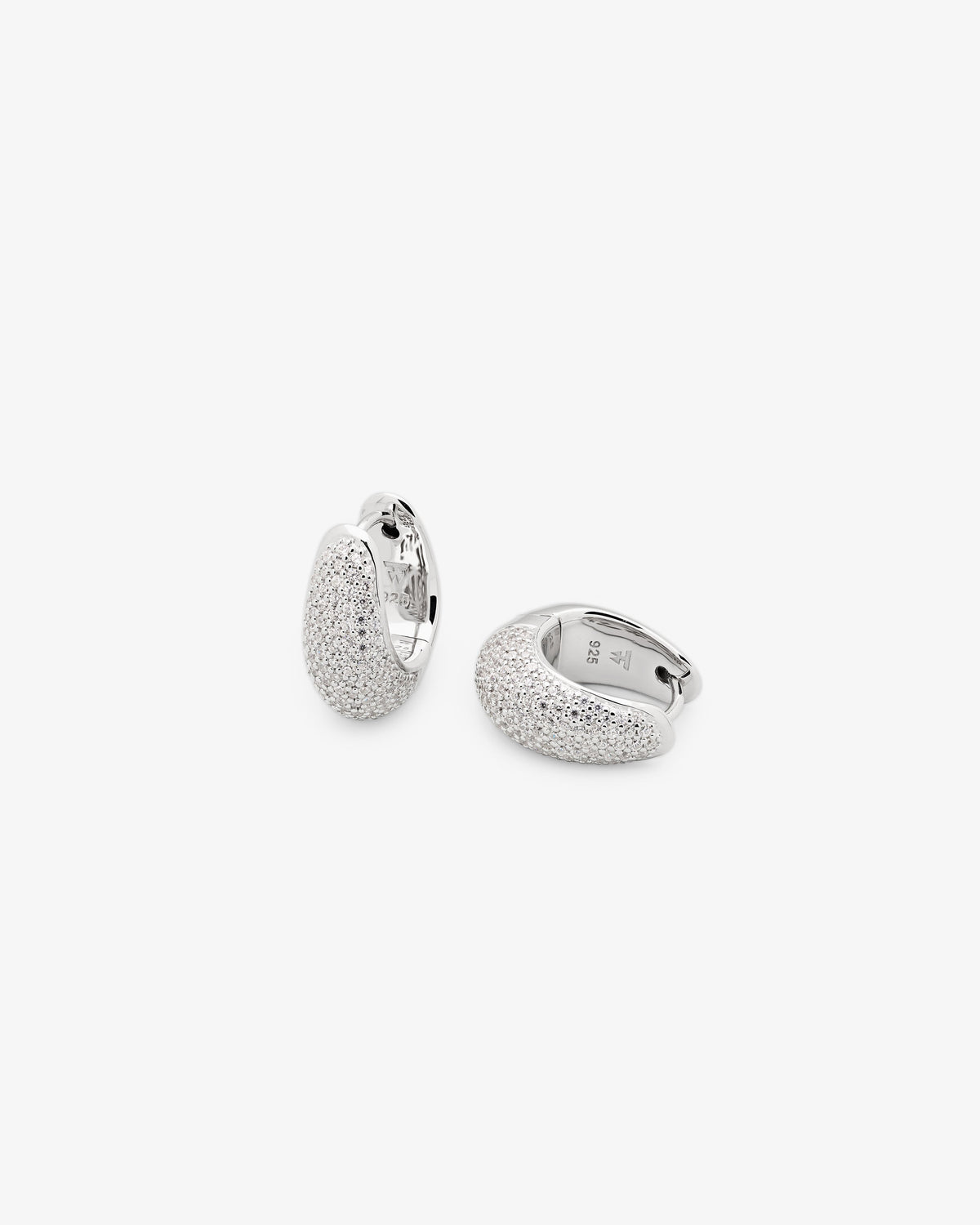 Tom Wood Ice Hoops Small Pave