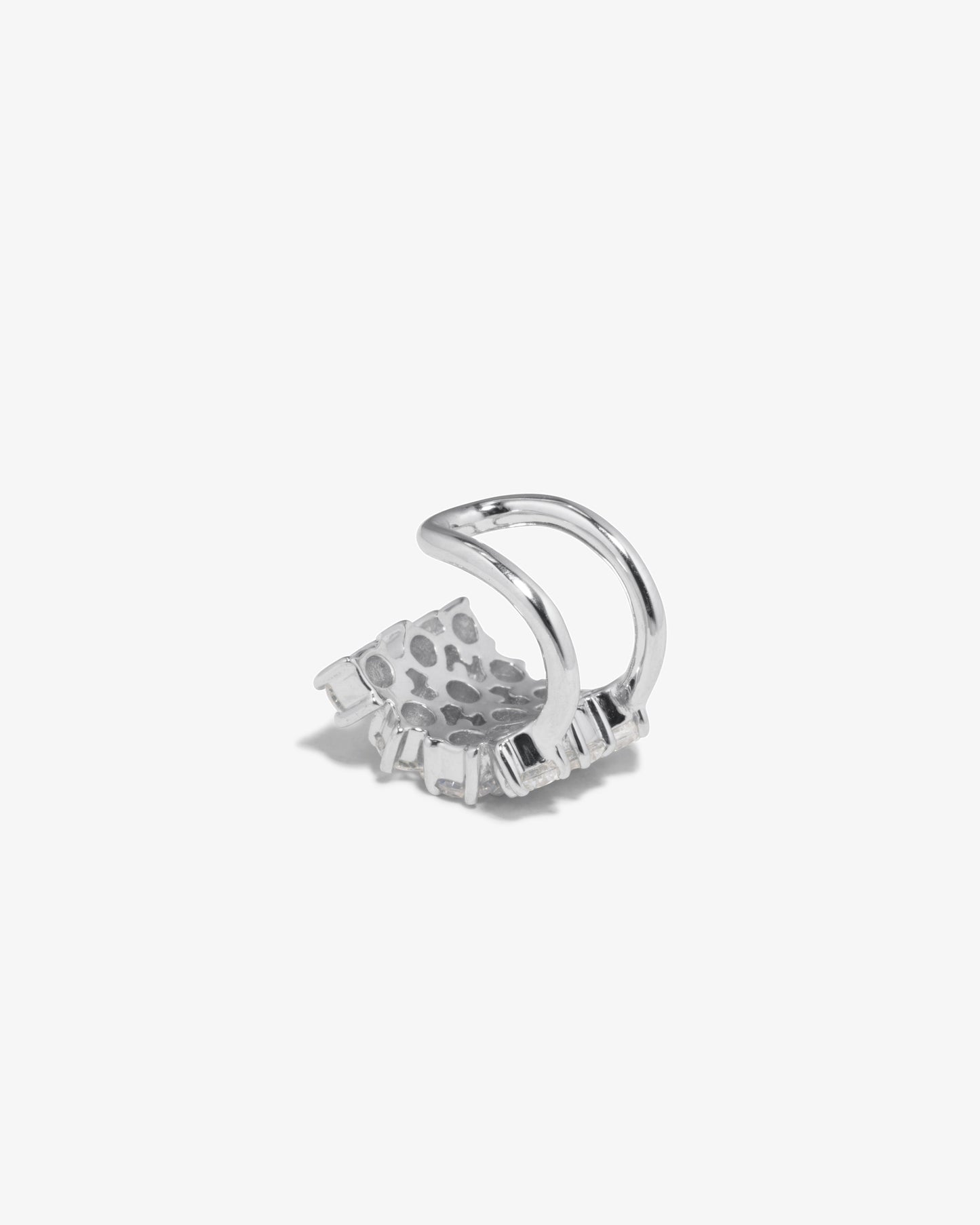 Completed Works – Crystal Square Ear Cuff