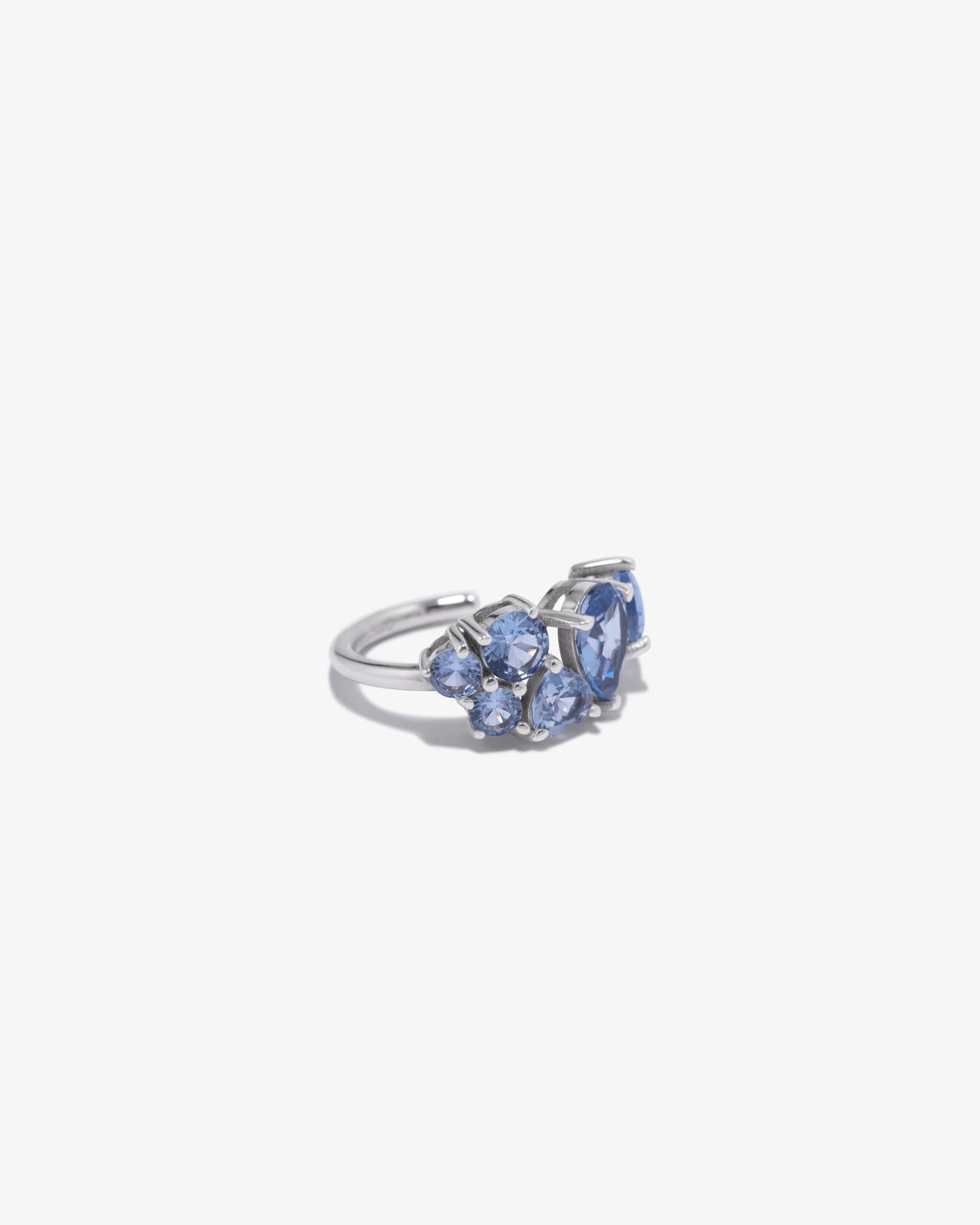 Completed Works – Blue Crystal Ear Cuff