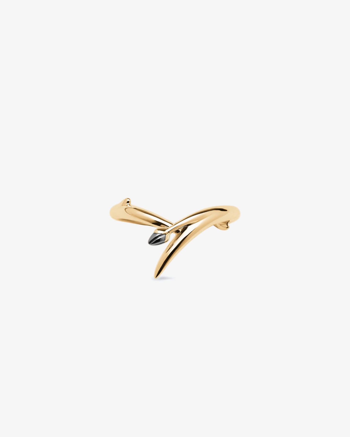 Shaun Leane Black Orchid Interlocking Bud Ring