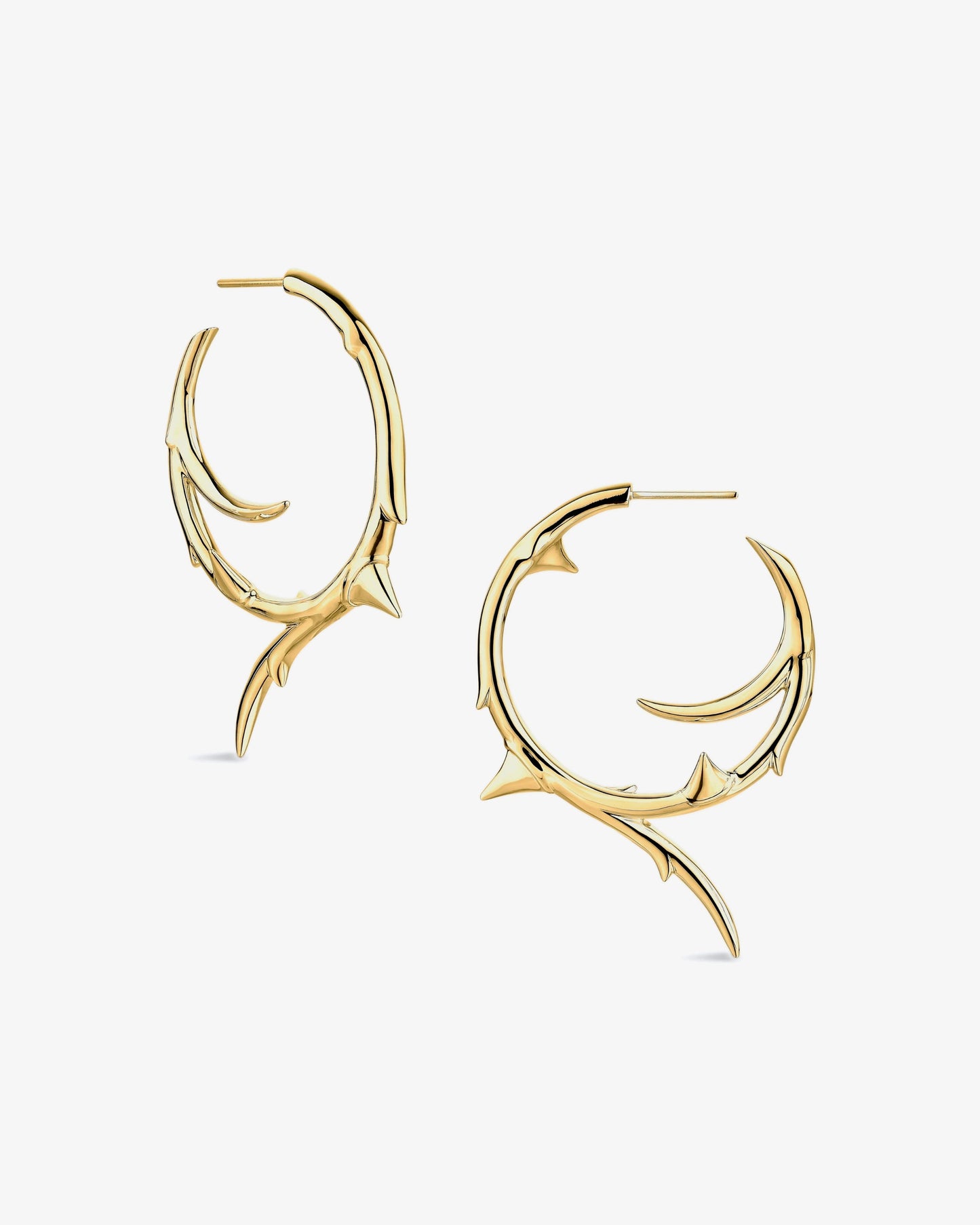 Shaun Leane Rose Thorn Medium Hoop Earrings