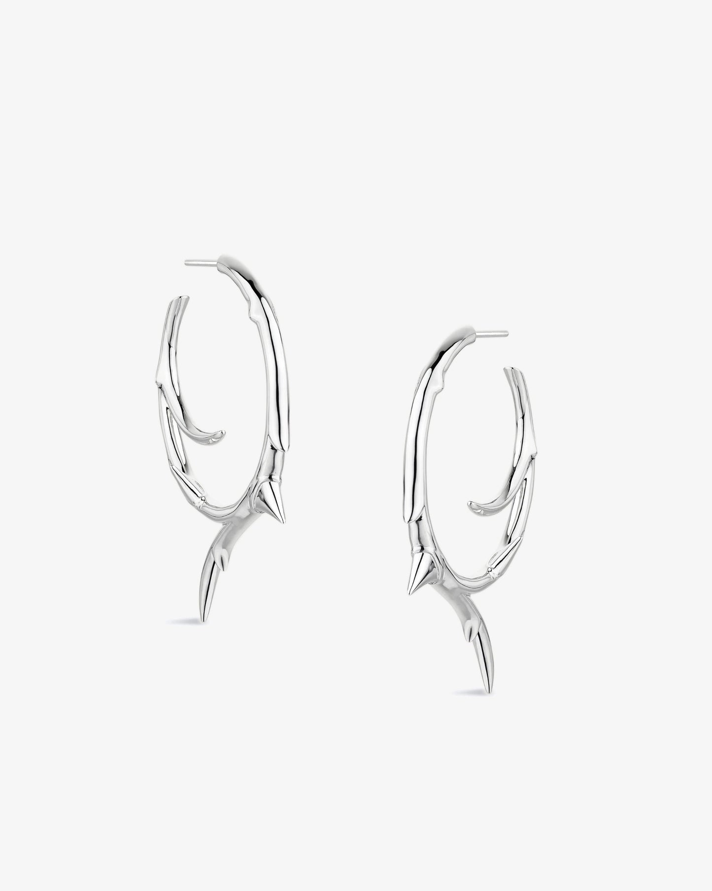 Shaun Leane Rose Thorn Medium Hoop Earrings