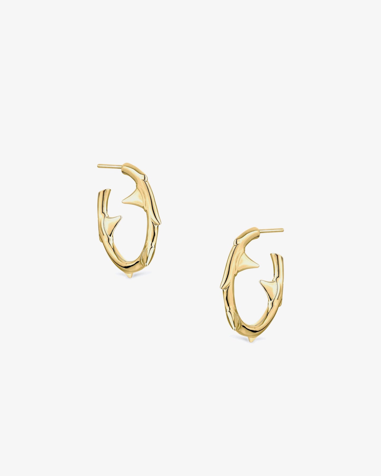 Shaun Leane Rose Thorn Small Hoop Earrings