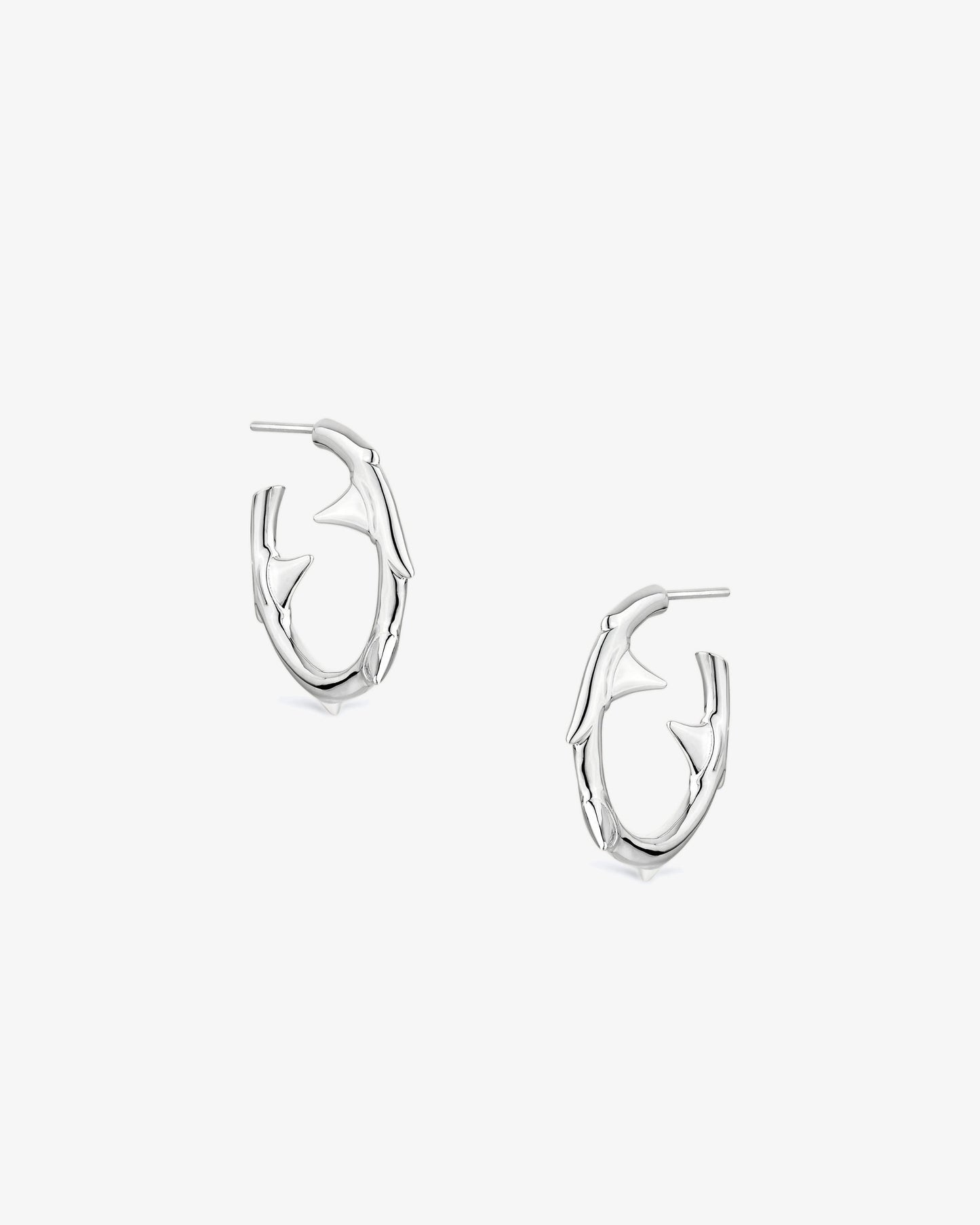 Shaun Leane Rose Thorn Small Hoop Earrings
