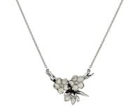 Naszyjnik Cherry Blossom, srebro lub srebro pozłacane, perły i diamenty, 2760 PLN / 3000 PLN