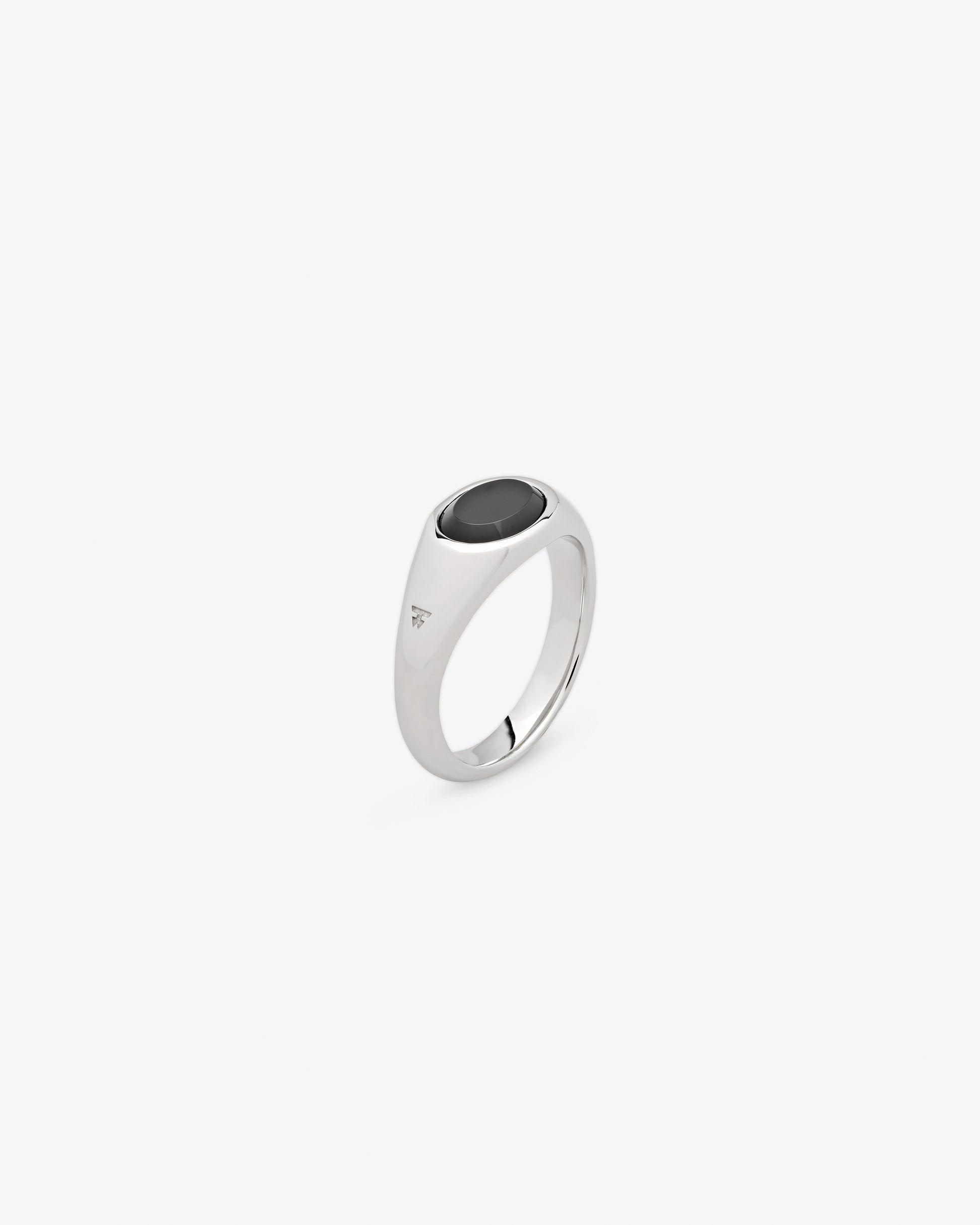 Tom Wood Joe Ring Polished Onyx