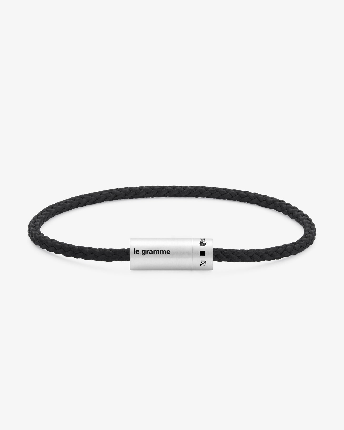 Le gramme 7g brushed black nato bracelet