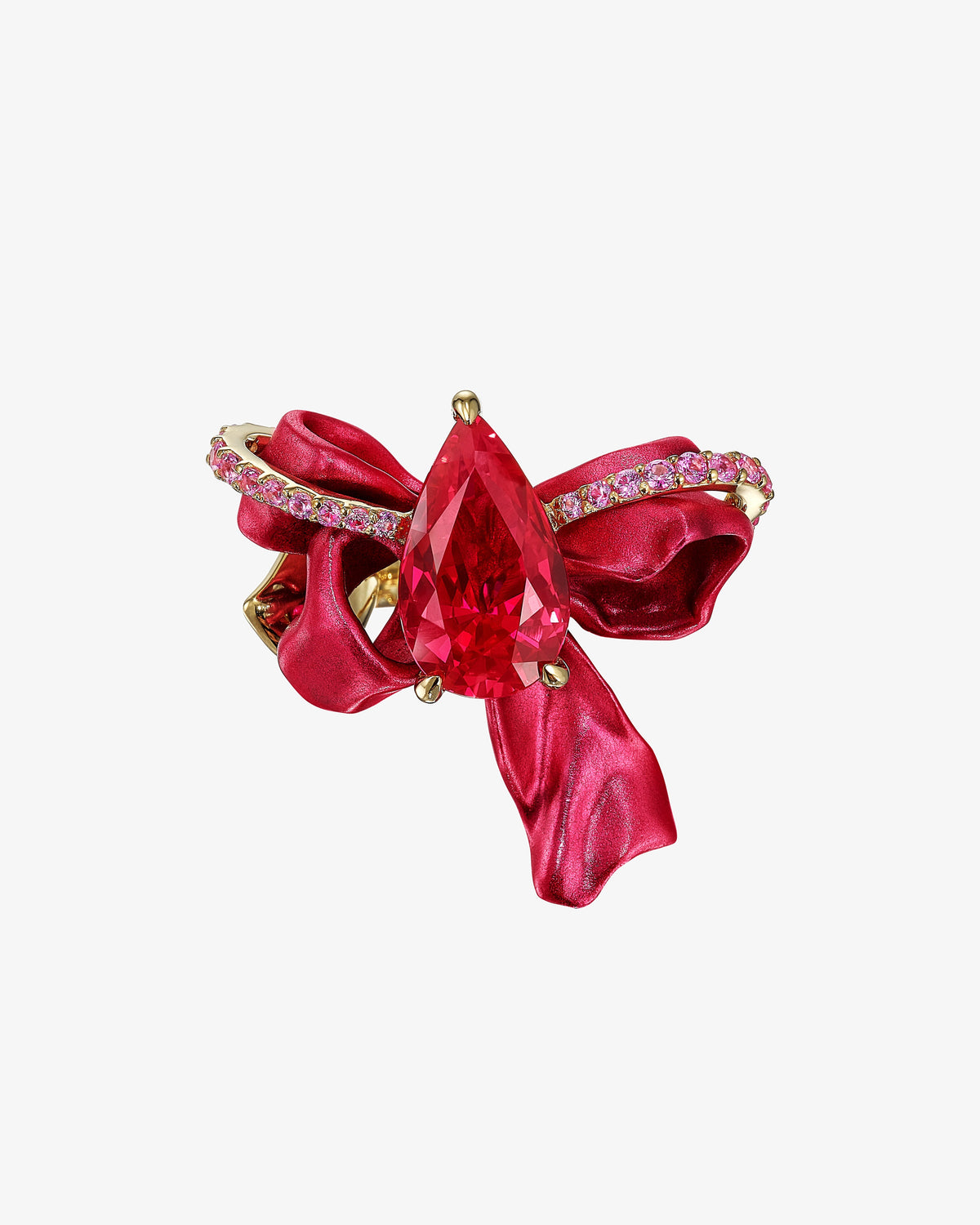 Anabela Chan Ruby Cupid's Bow Ring