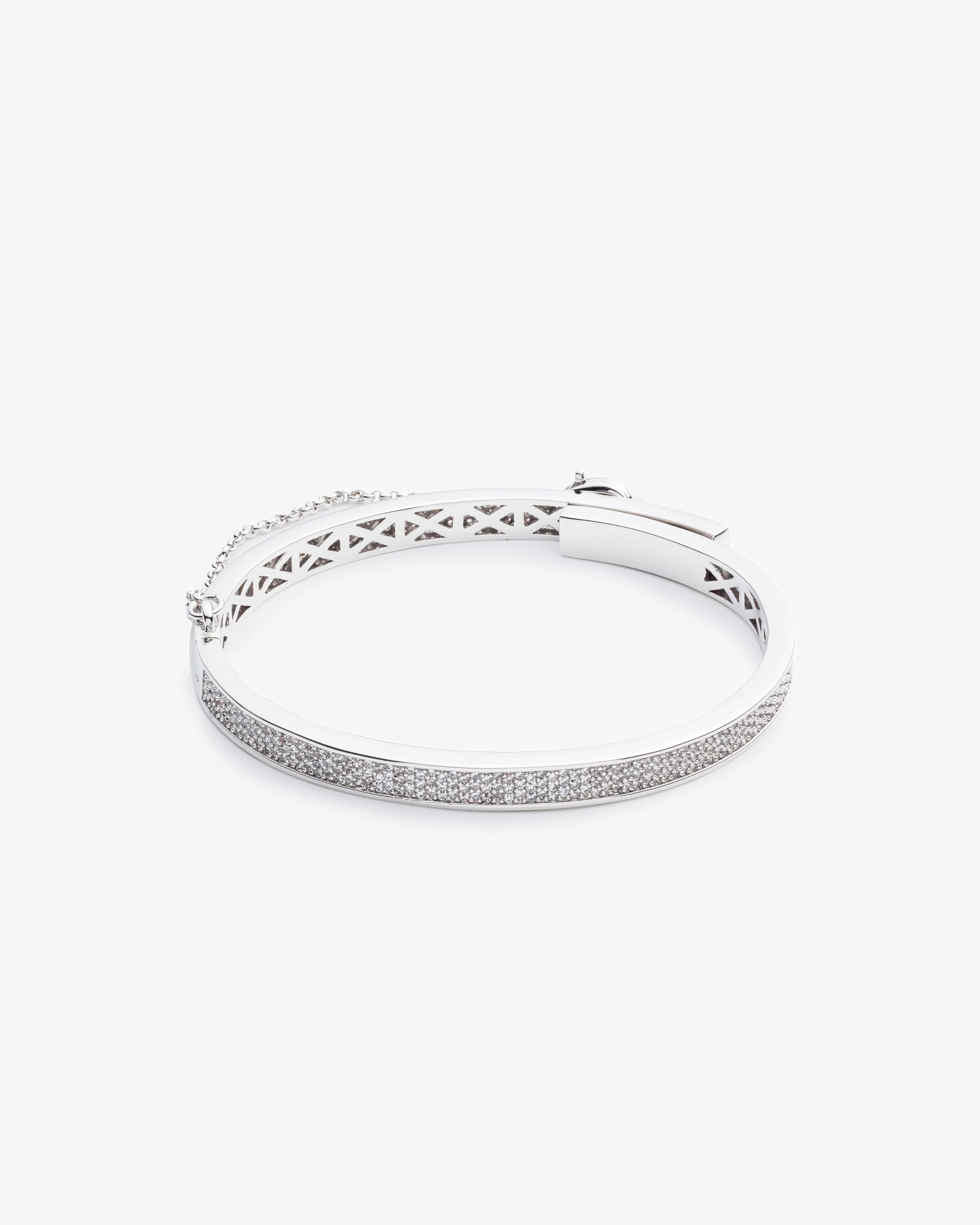 Eddie Borgo Pavé Thin Safety Chain Bracelet
