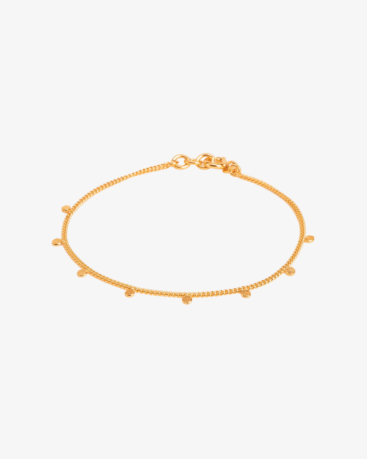 Wouters & Hendrix Hammered Charm Bracelet
