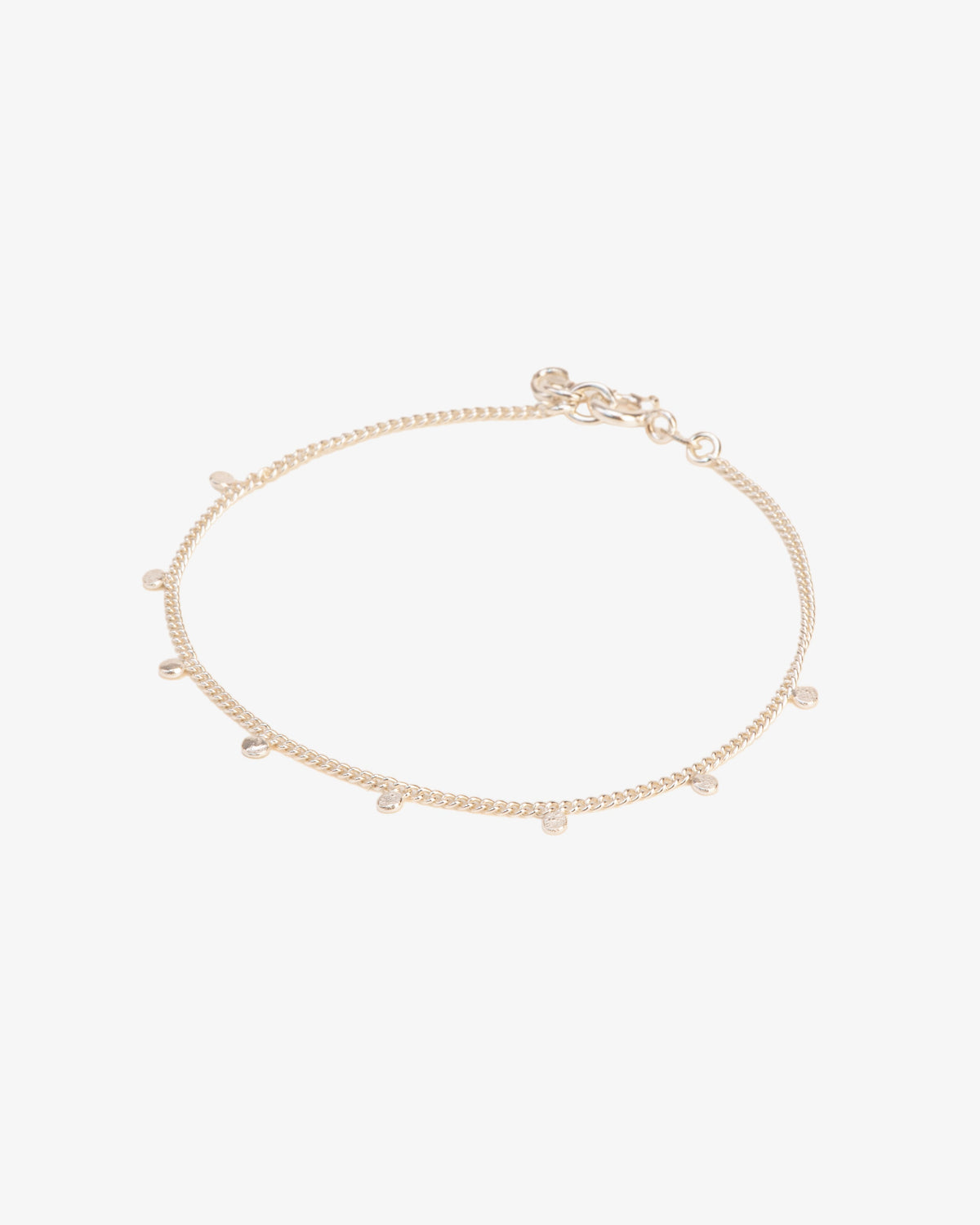 Wouters & Hendrix Hammered Charm Bracelet
