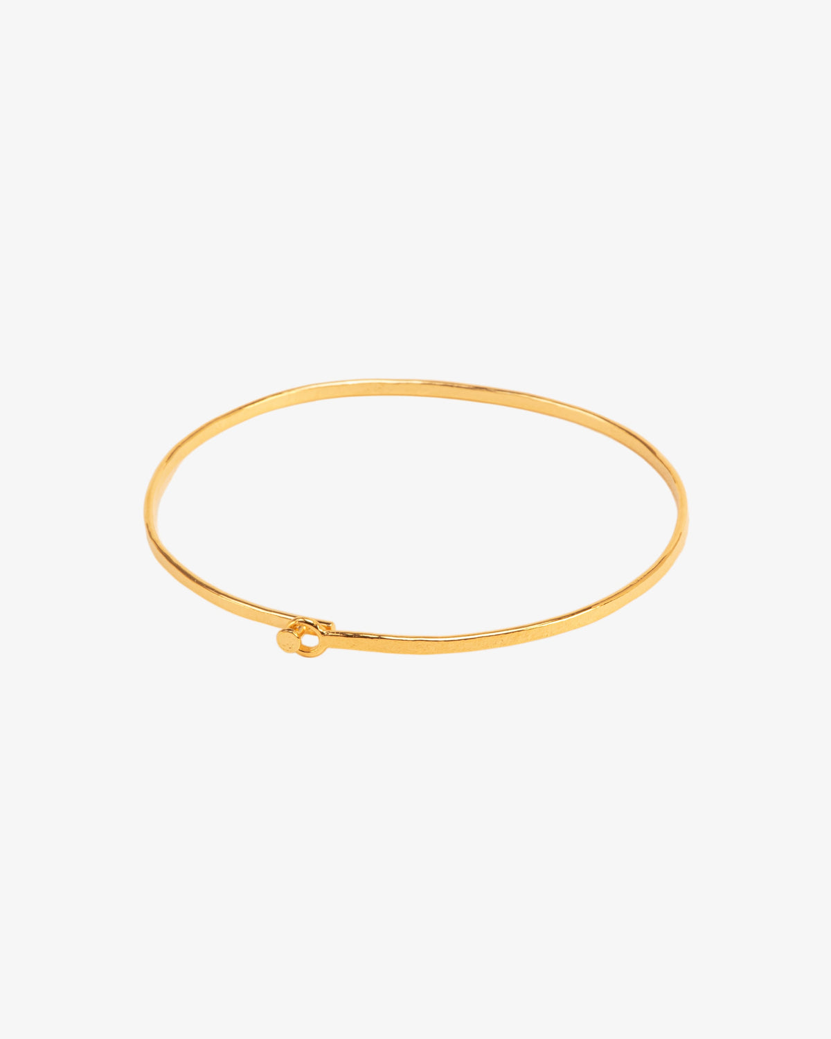 Wouters & Hendrix Fine Hammered Bracelet, side view