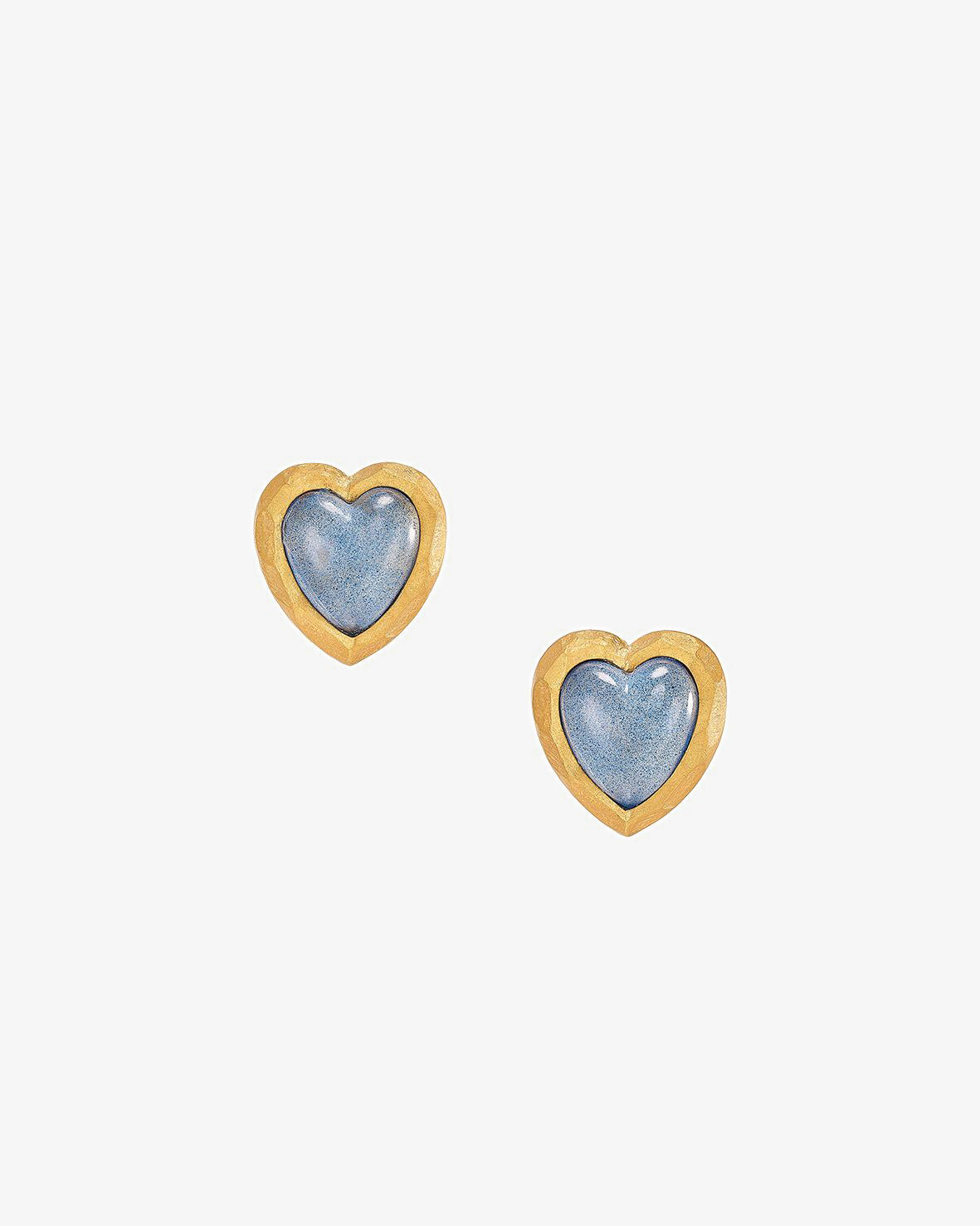 Anabela Chan Blueberry Heart Studs