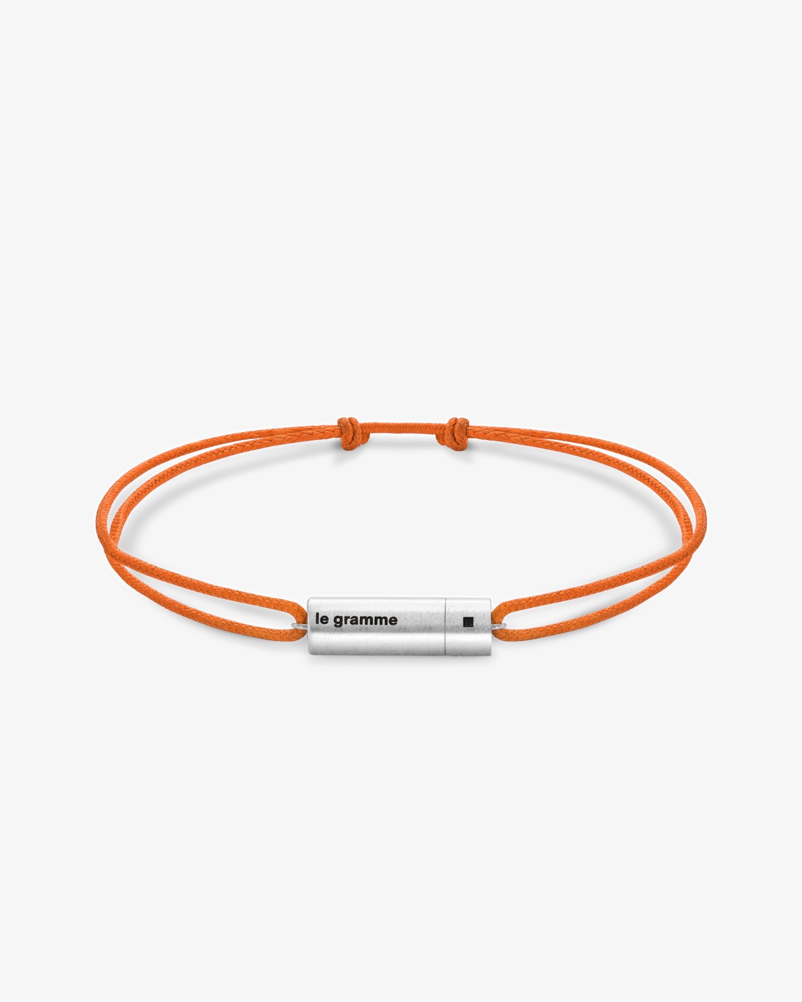 Le gramme 5g cable orange cord bracelet