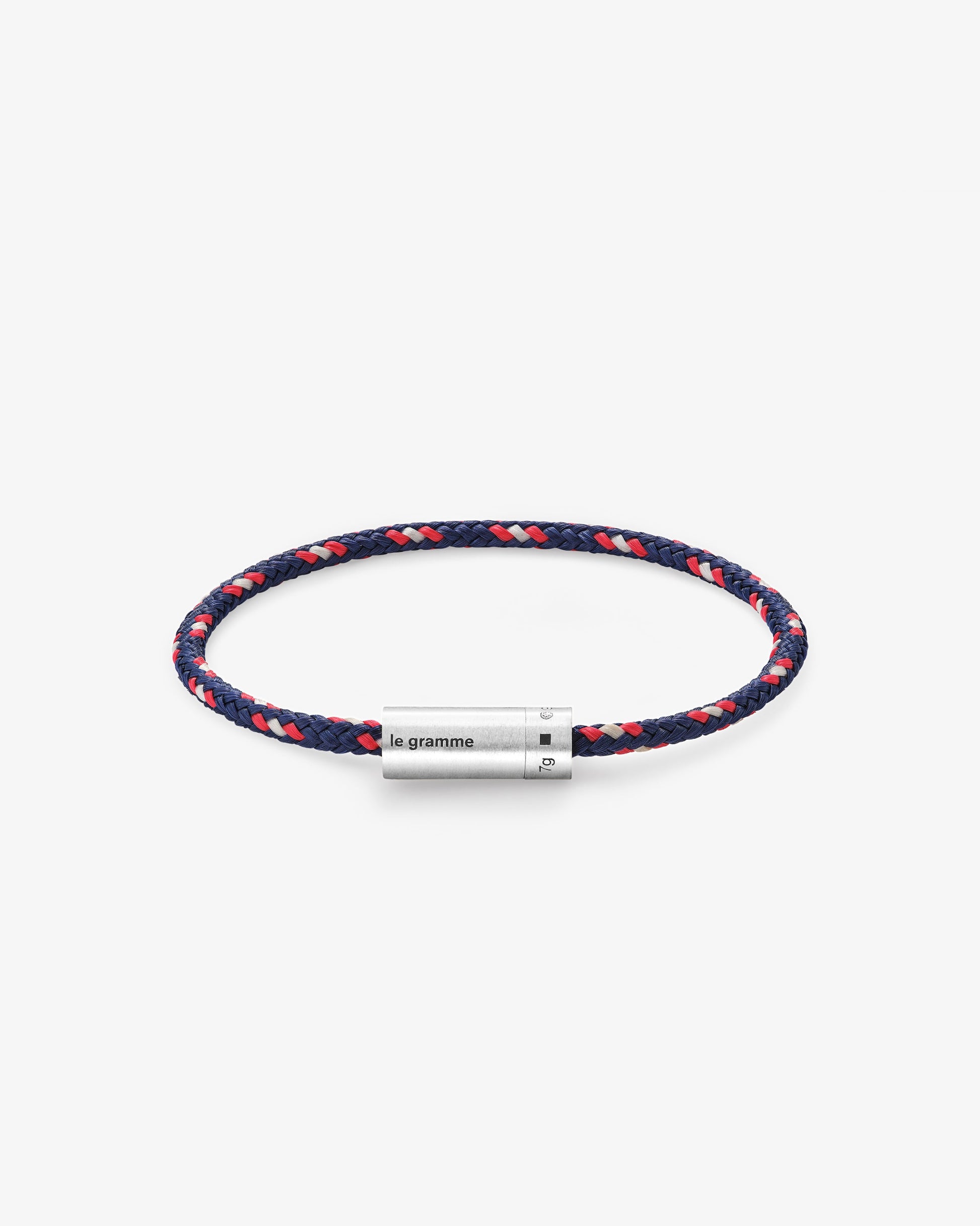 Le gramme 7g brushed navy red technical nato bracelet