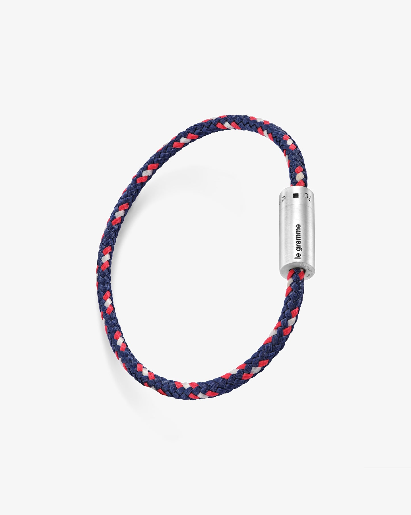 Le gramme 7g brushed navy red technical nato bracelet