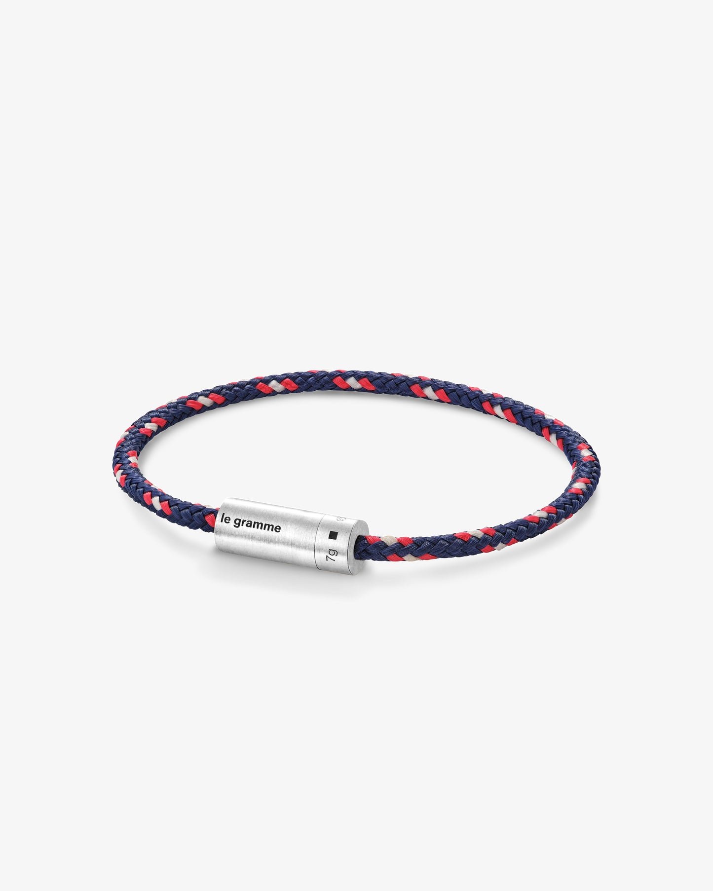 Le gramme 7g brushed navy red technical nato bracelet