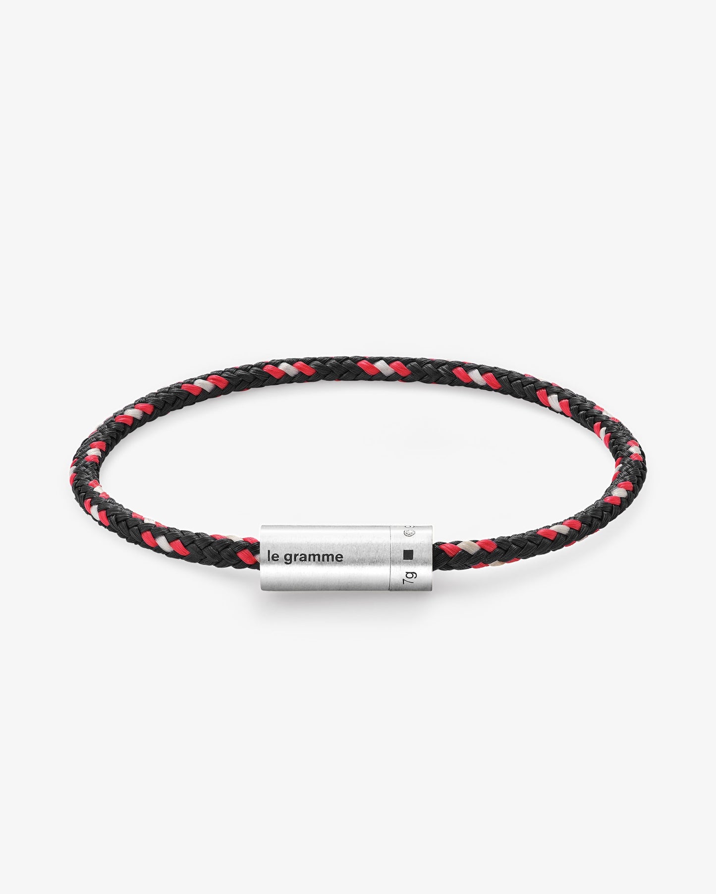 Le gramme 7g brushed black technical nato bracelet