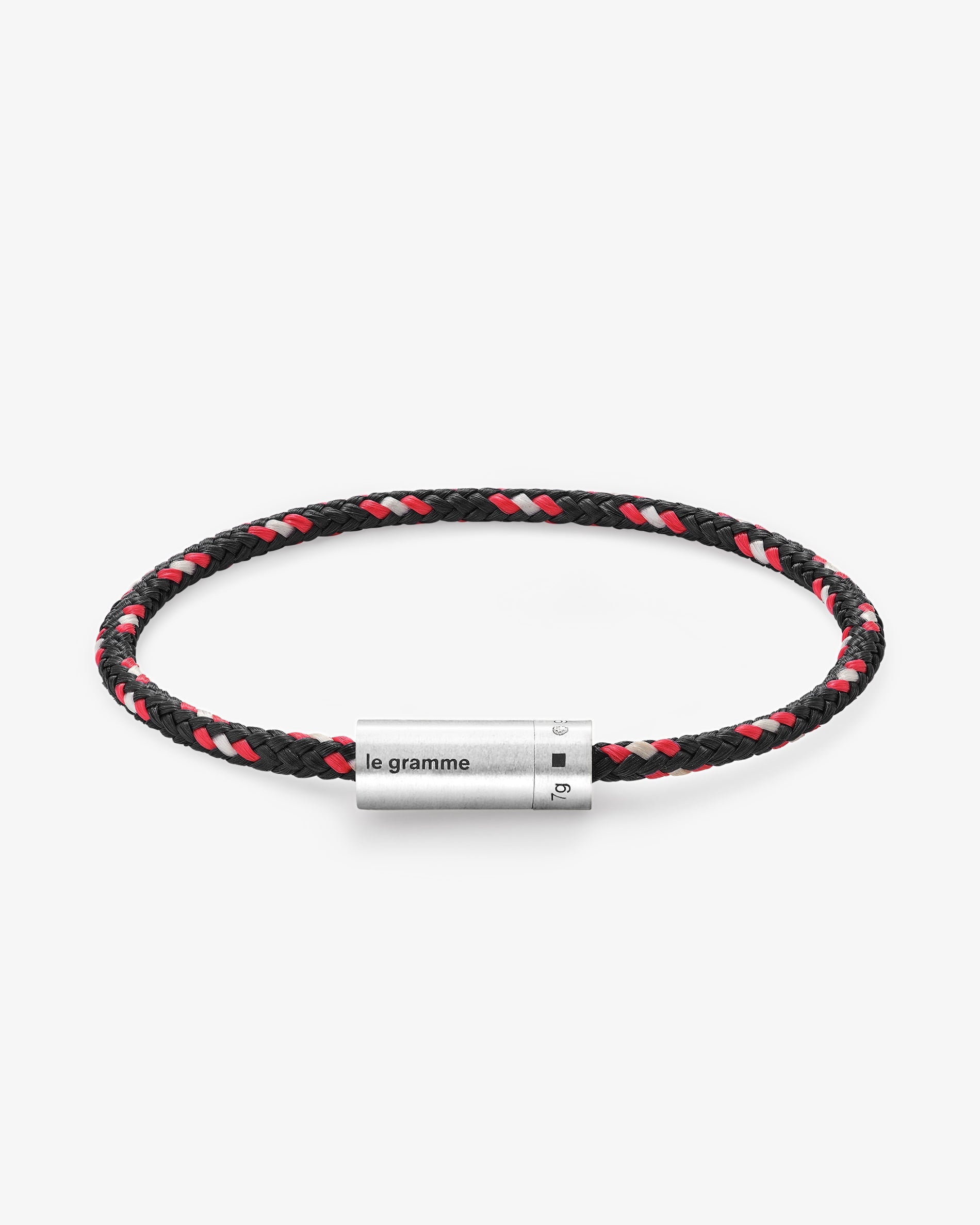Le gramme 7g brushed black technical nato bracelet