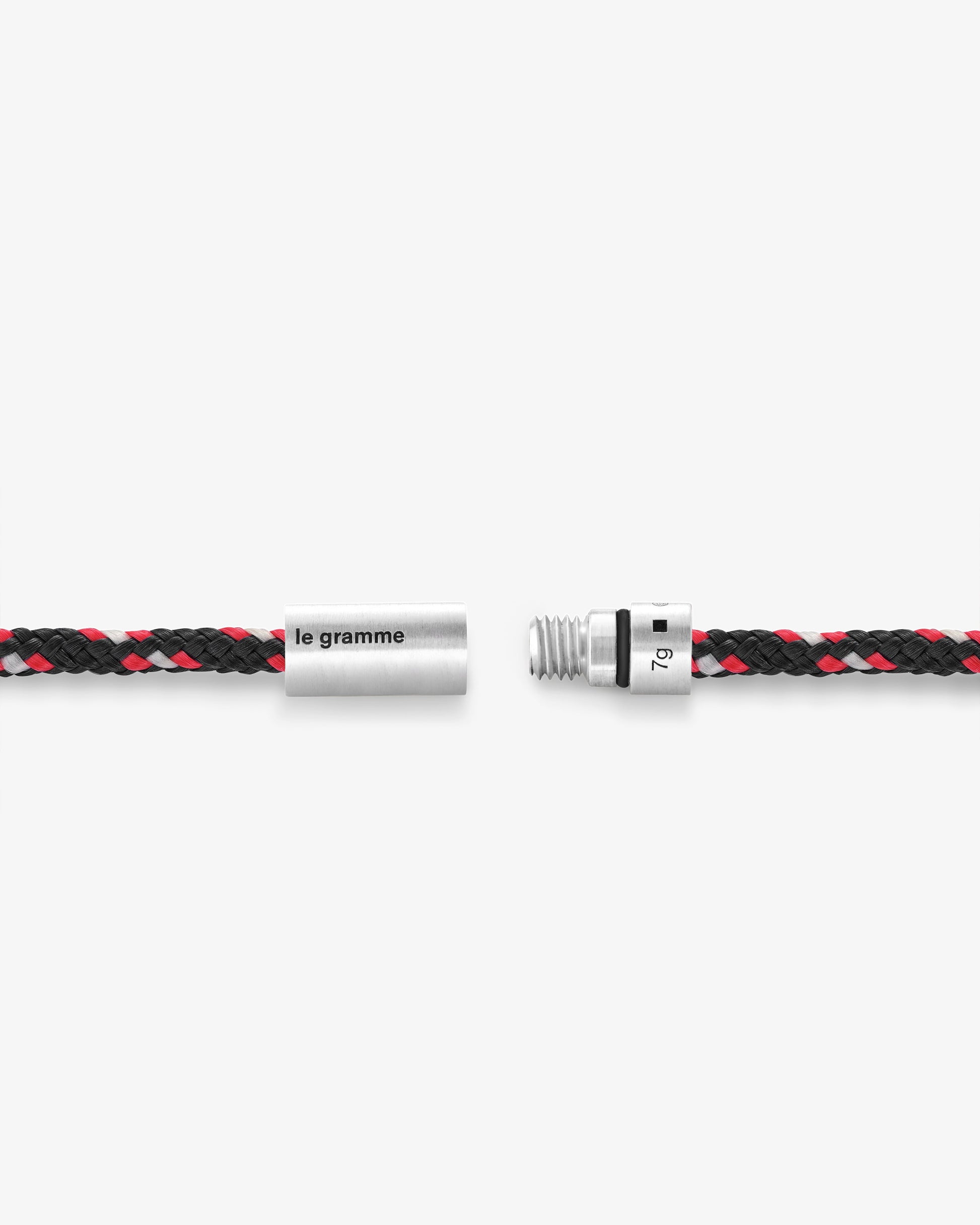 Le gramme 7g brushed black technical nato bracelet