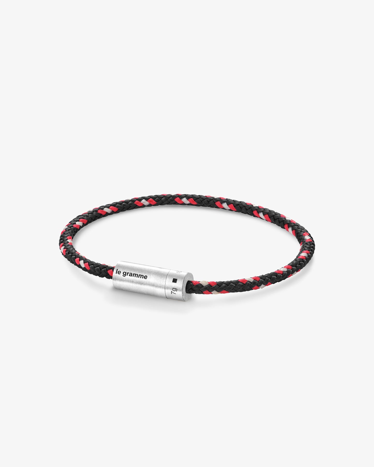 Le gramme 7g brushed black technical nato bracelet