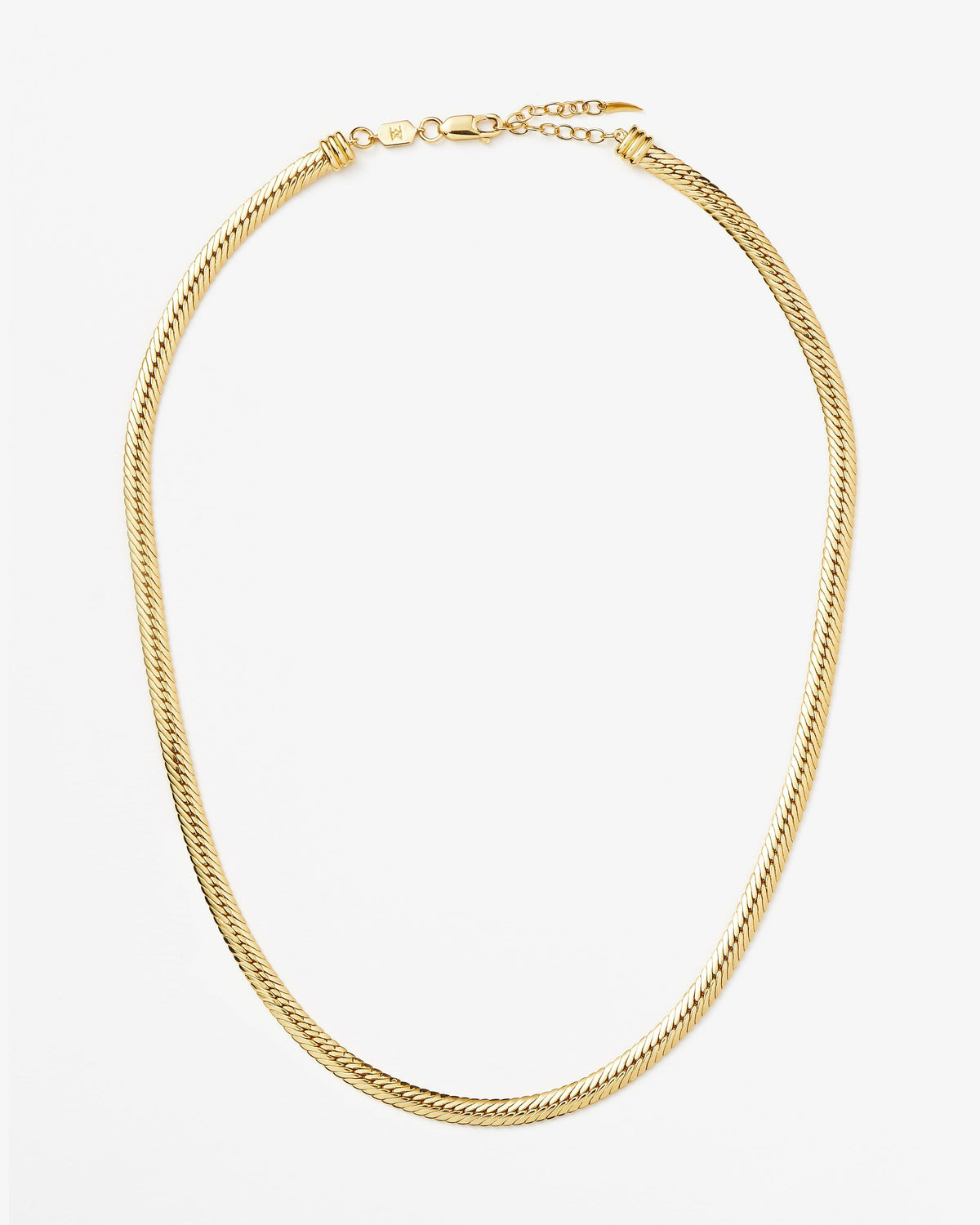 Missoma Camail Chain Necklace in gold-plated brass