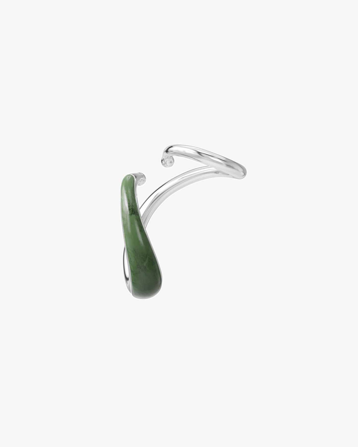 Mirage Blow Jade Ear Cuff