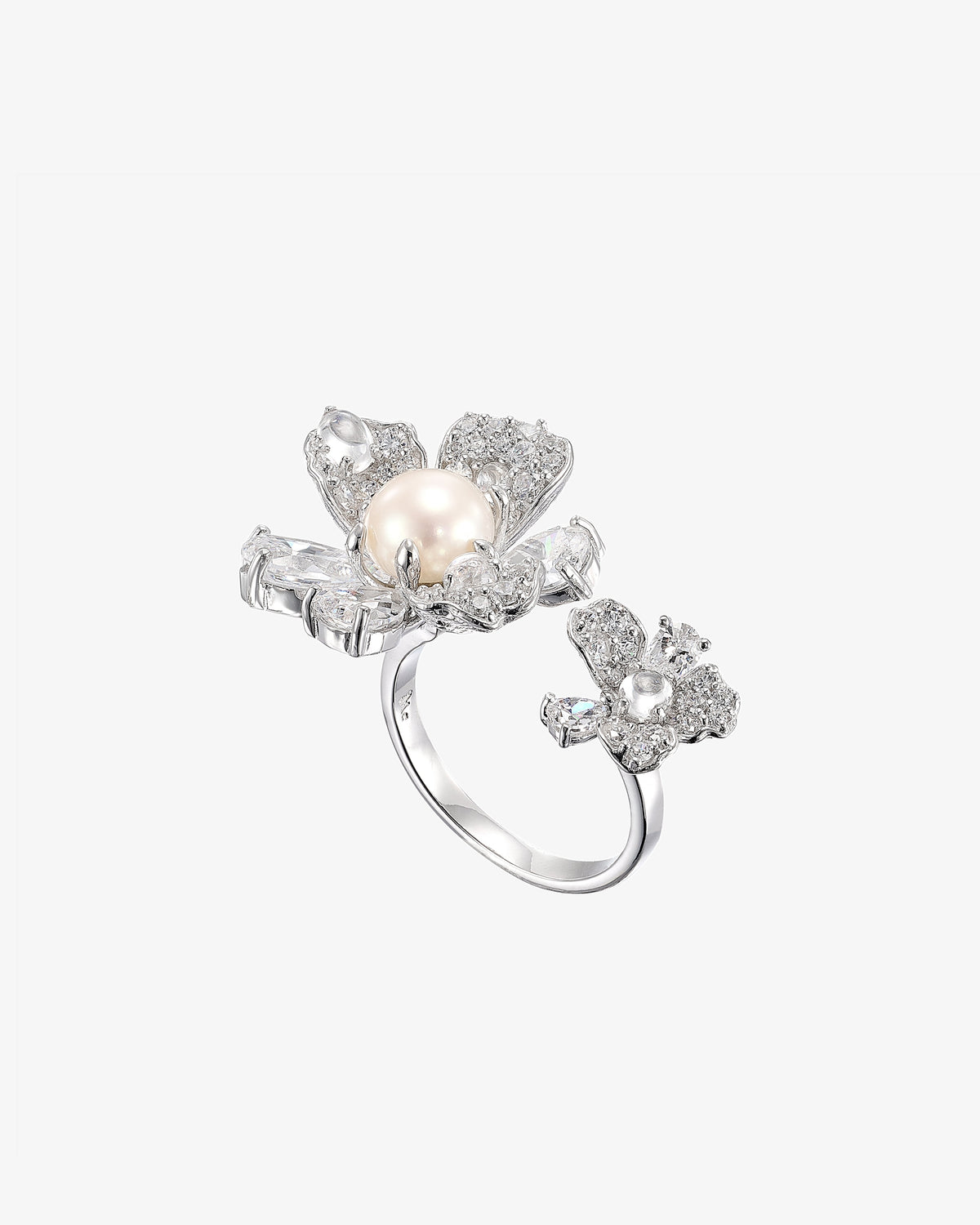 Anabela Chan Diamond Snow Rose Ring