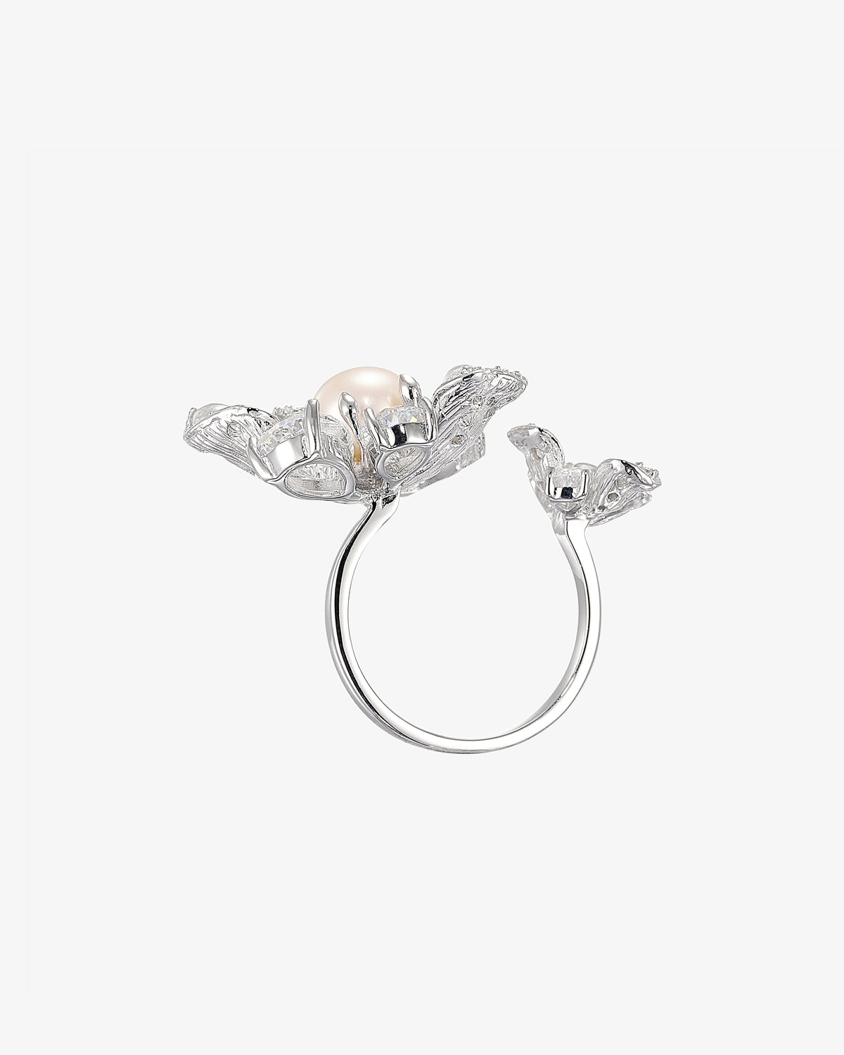 Anabela Chan Diamond Snow Rose Ring