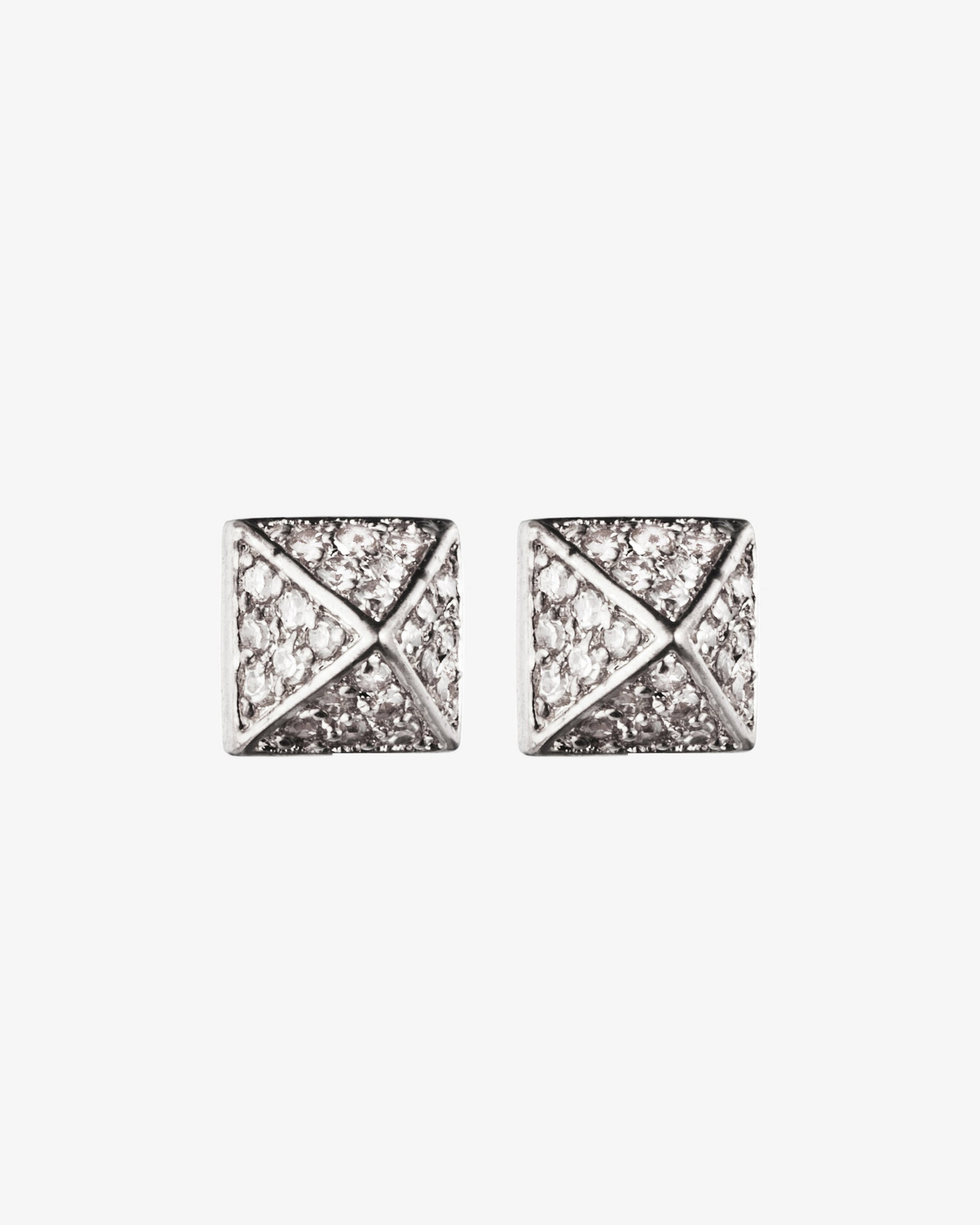 Eddie Borgo Pavé Pyramid Earrings