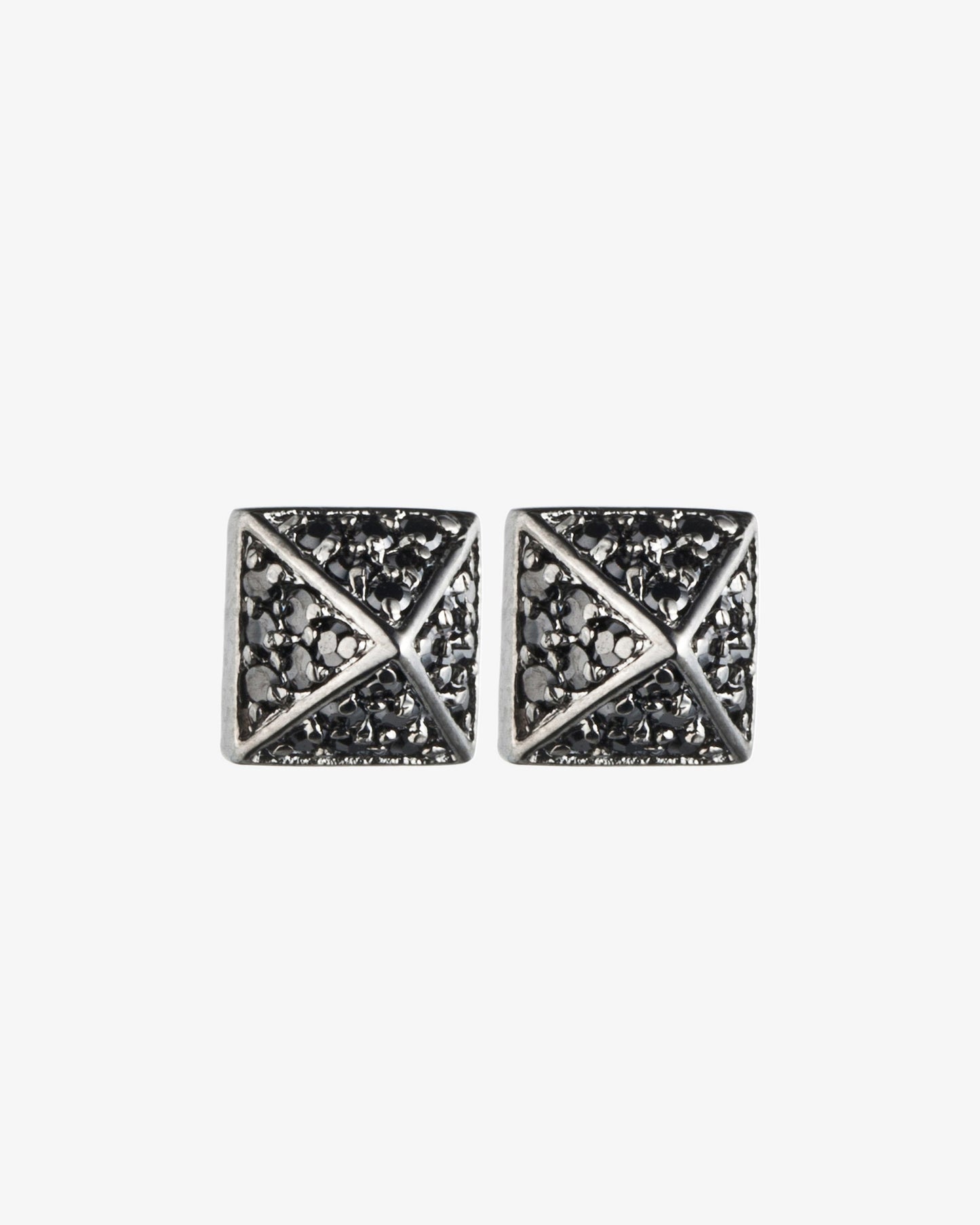 Eddie Borgo Pavé Pyramid Earrings