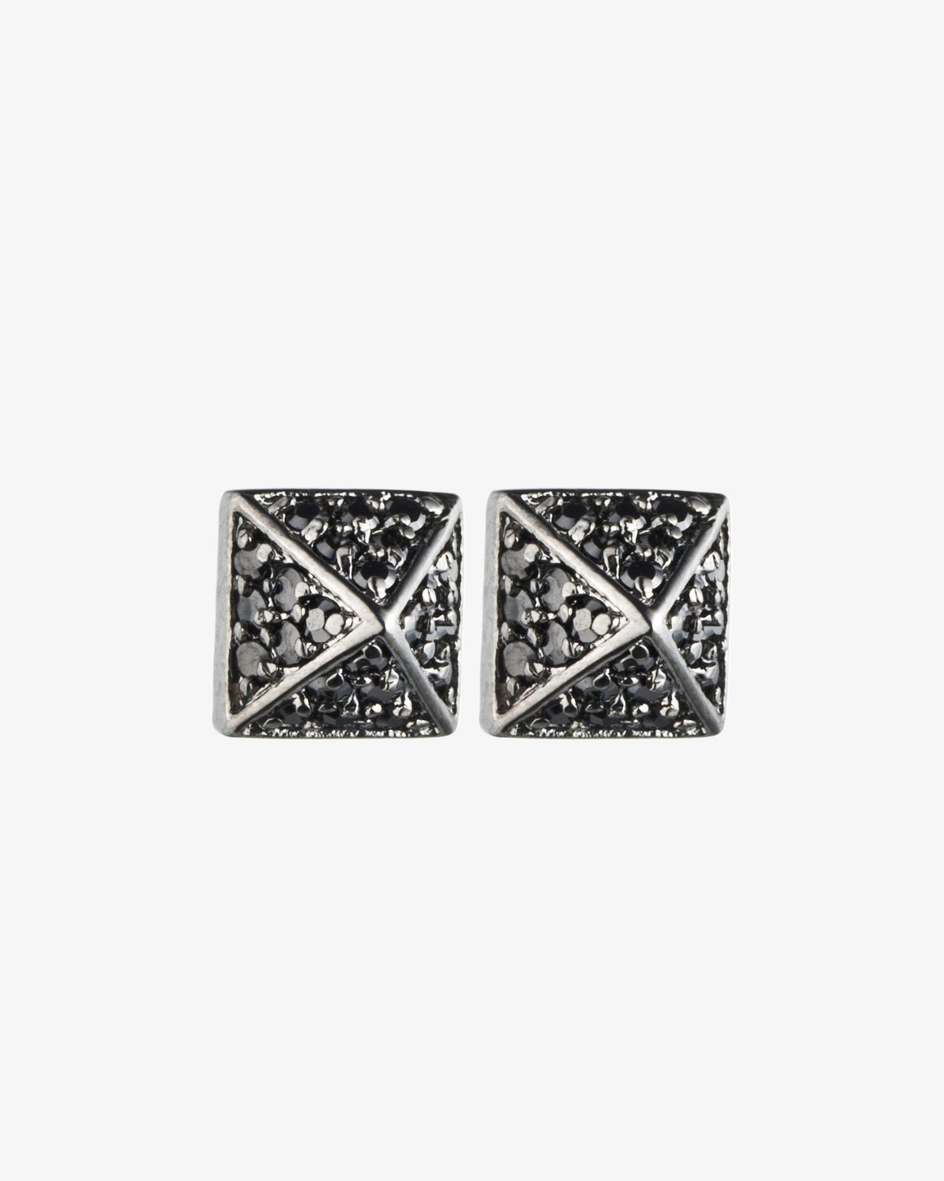 Eddie Borgo Pavé Pyramid Earrings