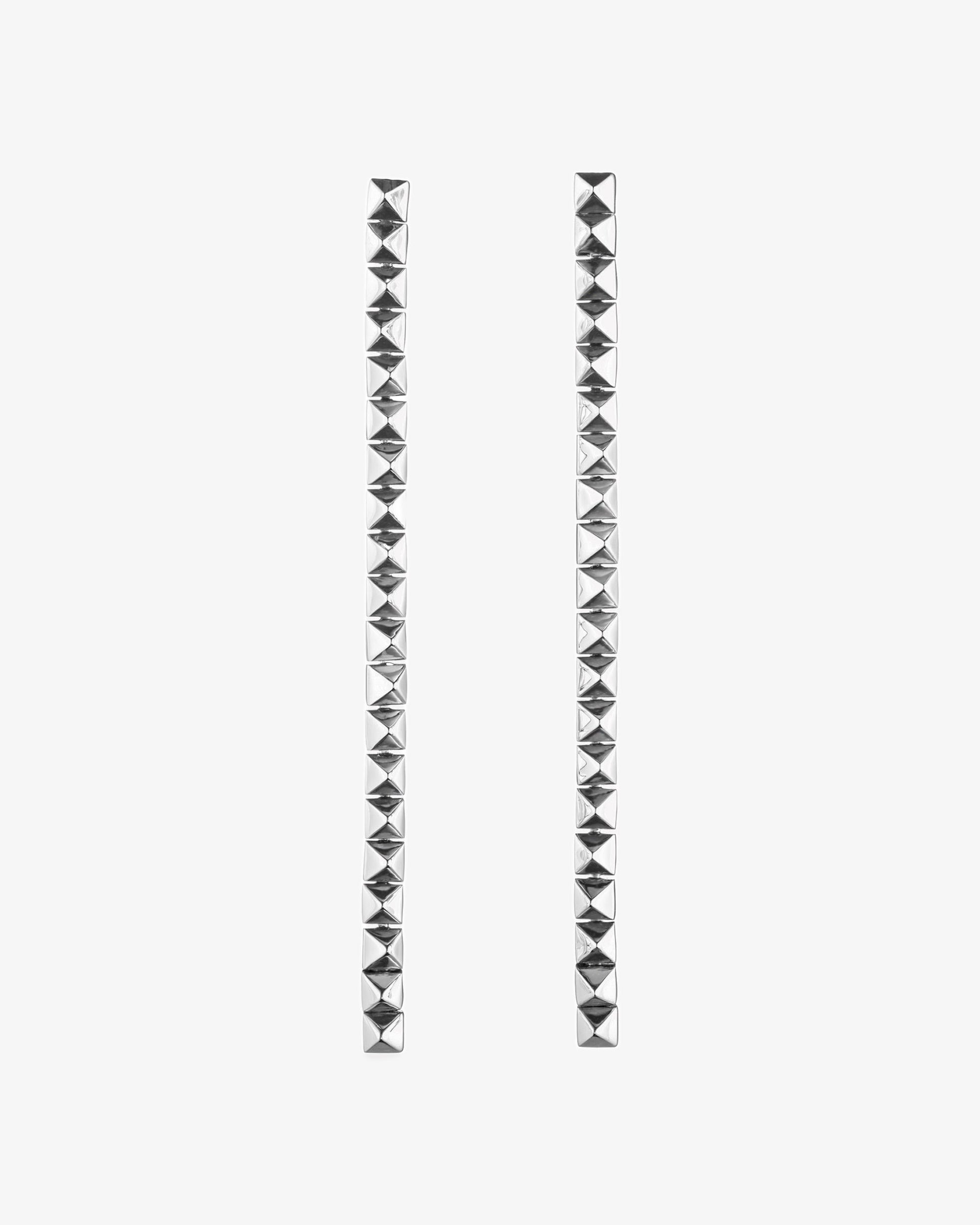 Eddie Borgo Pyramid Drop Earrings