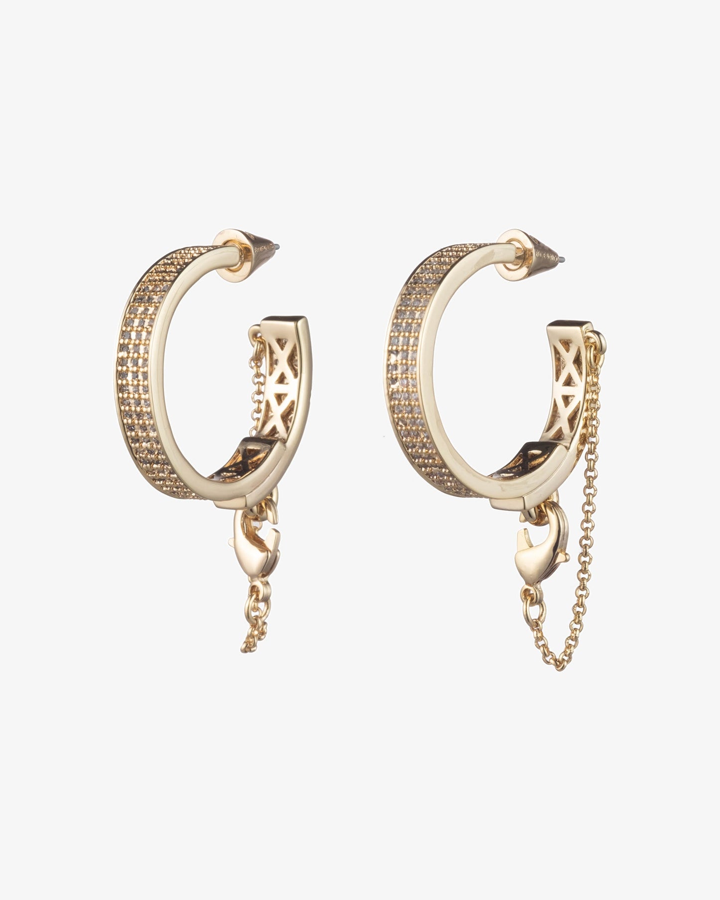 Eddie Borgo Chain Hoop Earrings