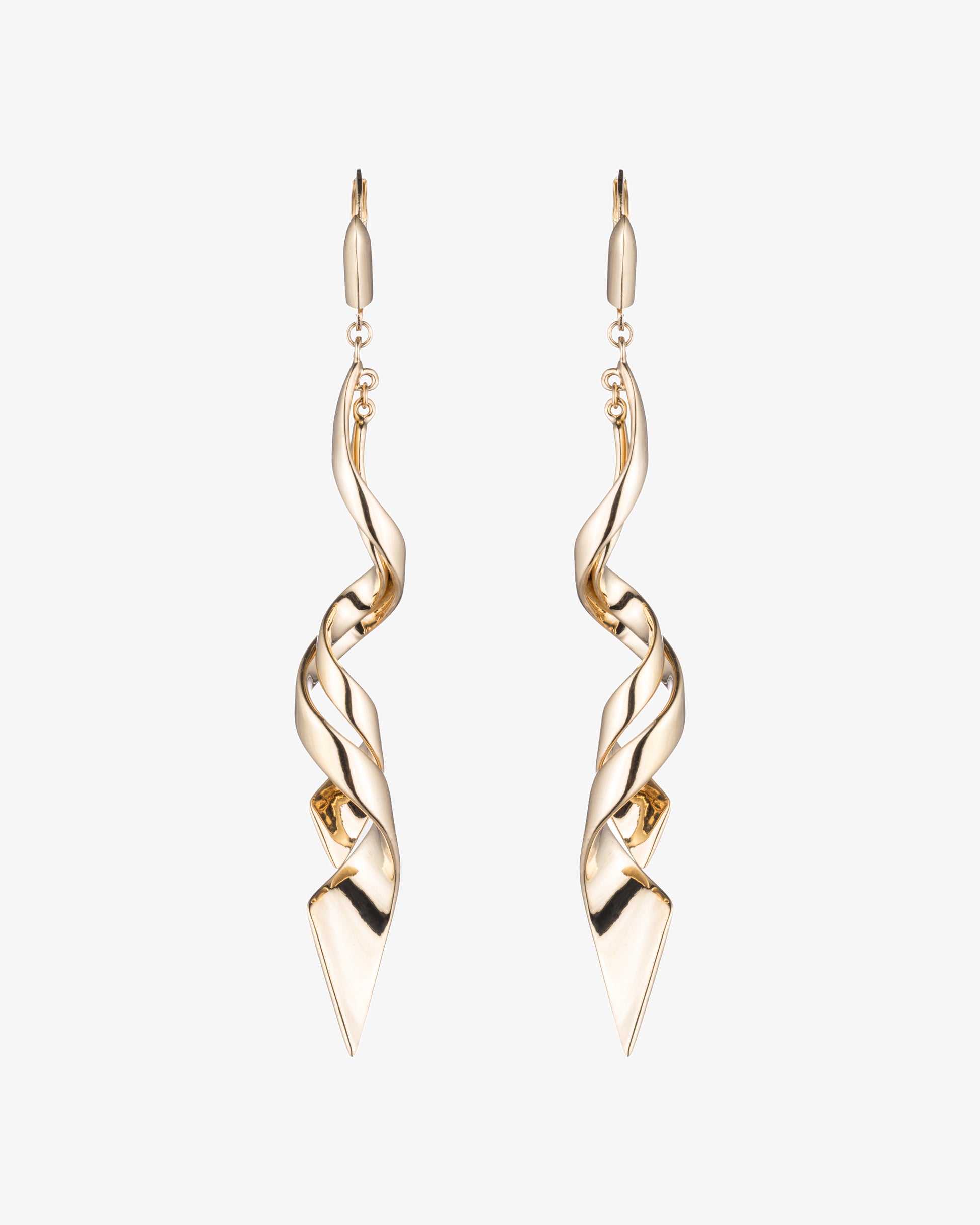 Eddie Borgo Spiraled Ribbon Earrings