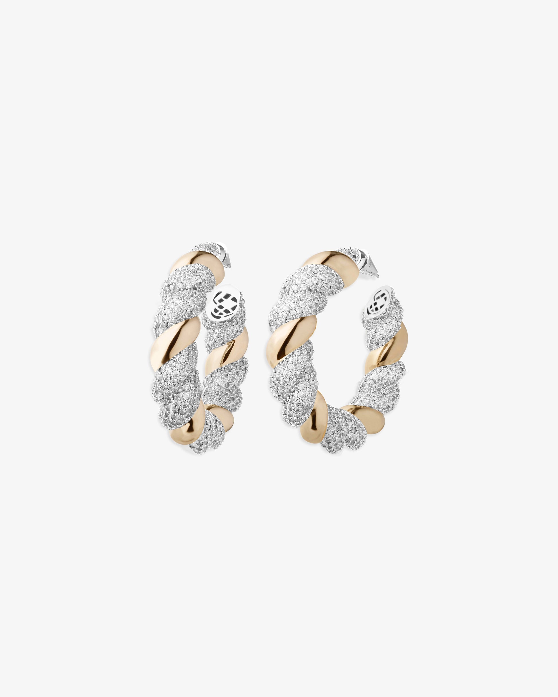 Eddie Borgo Torsade Hoop Earrings