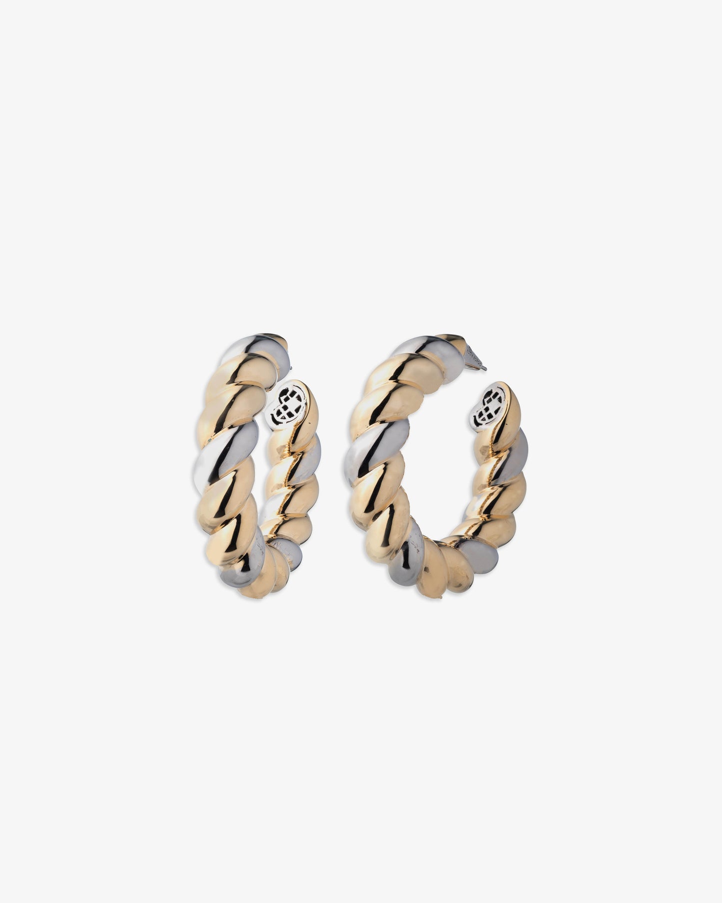 Eddie Borgo Torsade Hoop Earrings