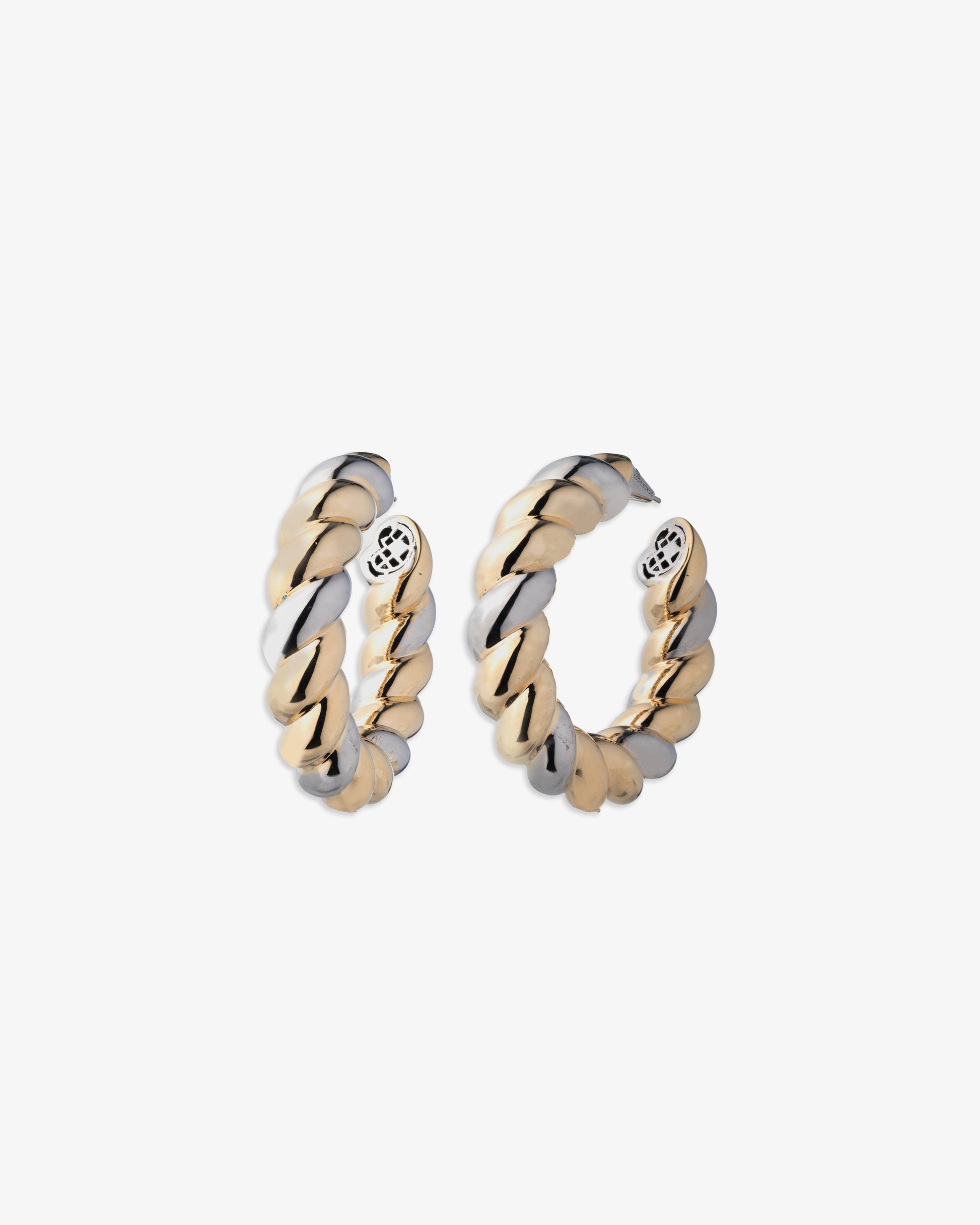 Eddie Borgo Torsade Hoop Earrings