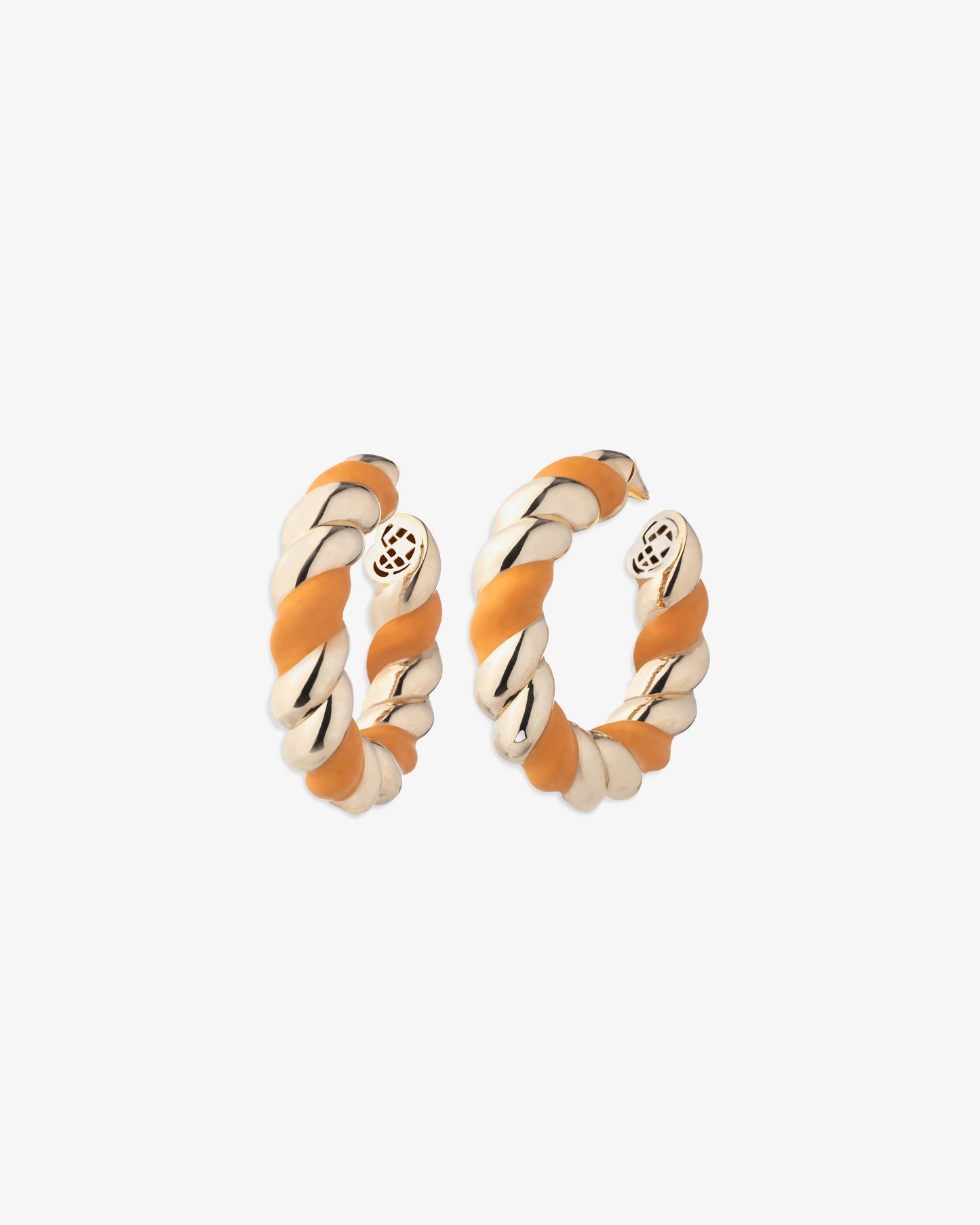 Eddie Borgo Torsade Hoop Earrings