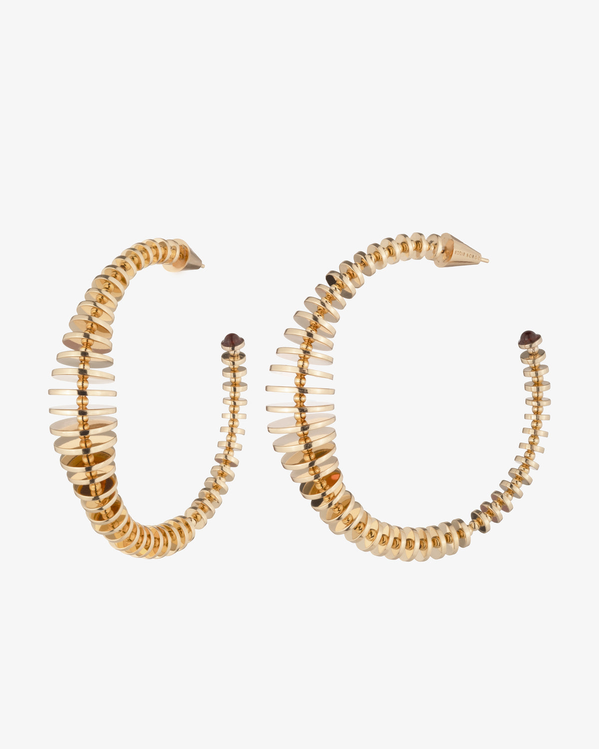 Discus Hoop Earrings