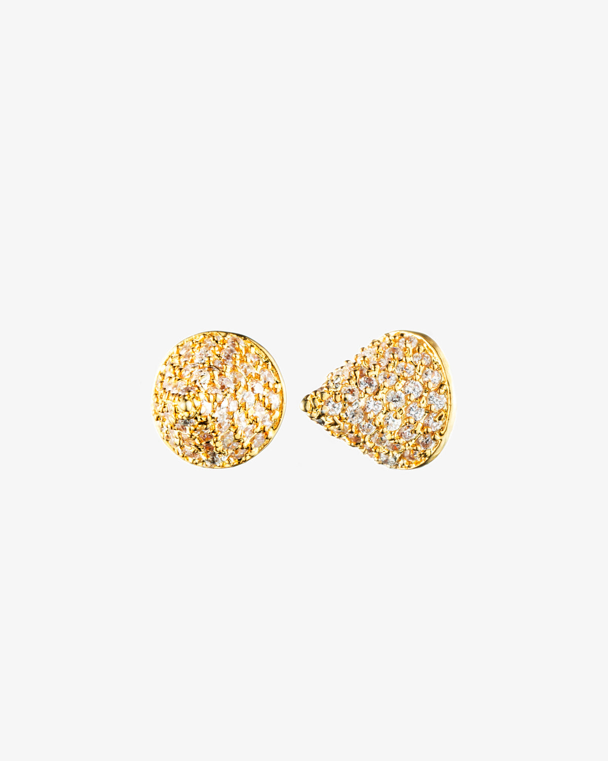 Pavé Cone Earrings