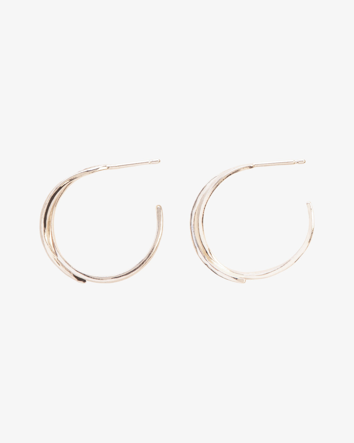 Wouters & Hendrix Bamboo Leaf Hoops, side view