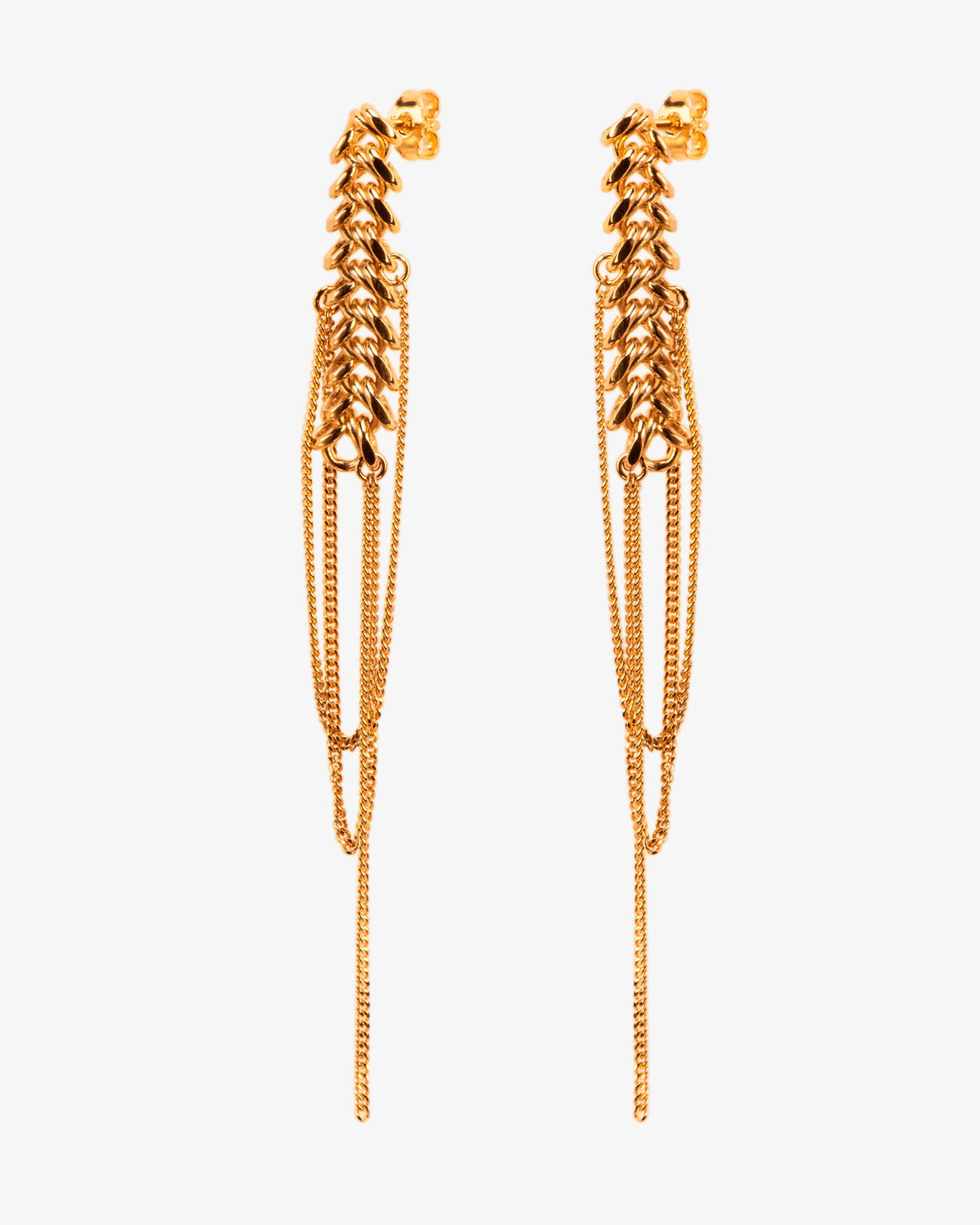 Wouters & Hendrix Chain Stud Earrings