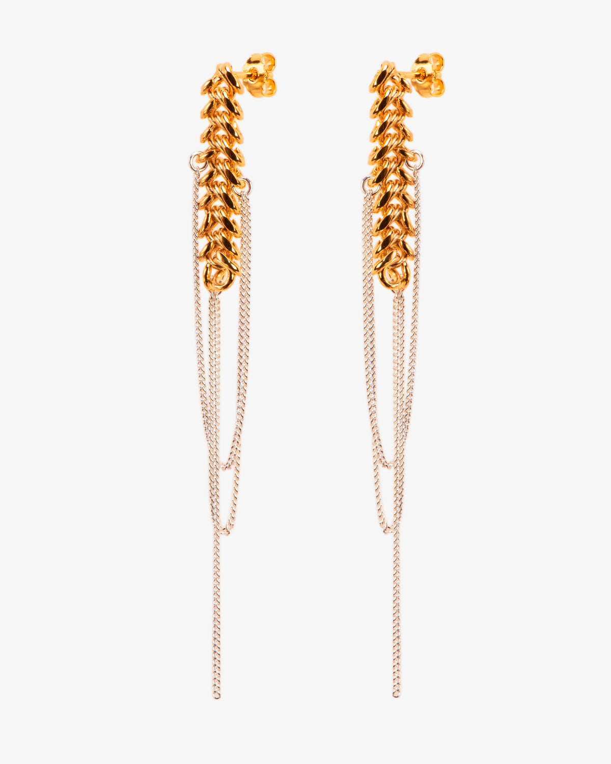 Wouters & Hendrix Chain Stud Earrings